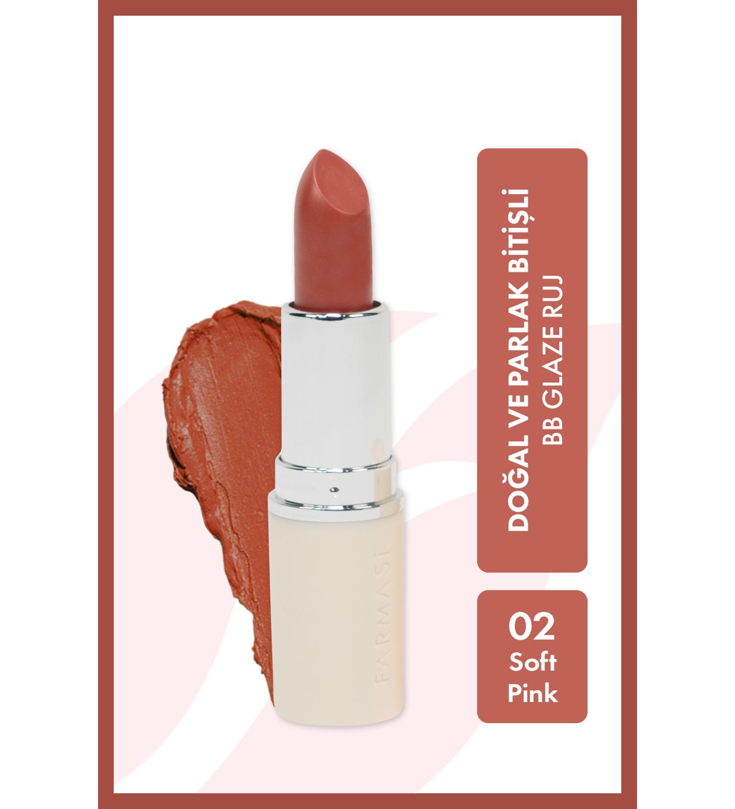 Farmasi Bb Glaze Lipstick 02 Soft Pink 4 GR - Buy Online on GoSupps.com