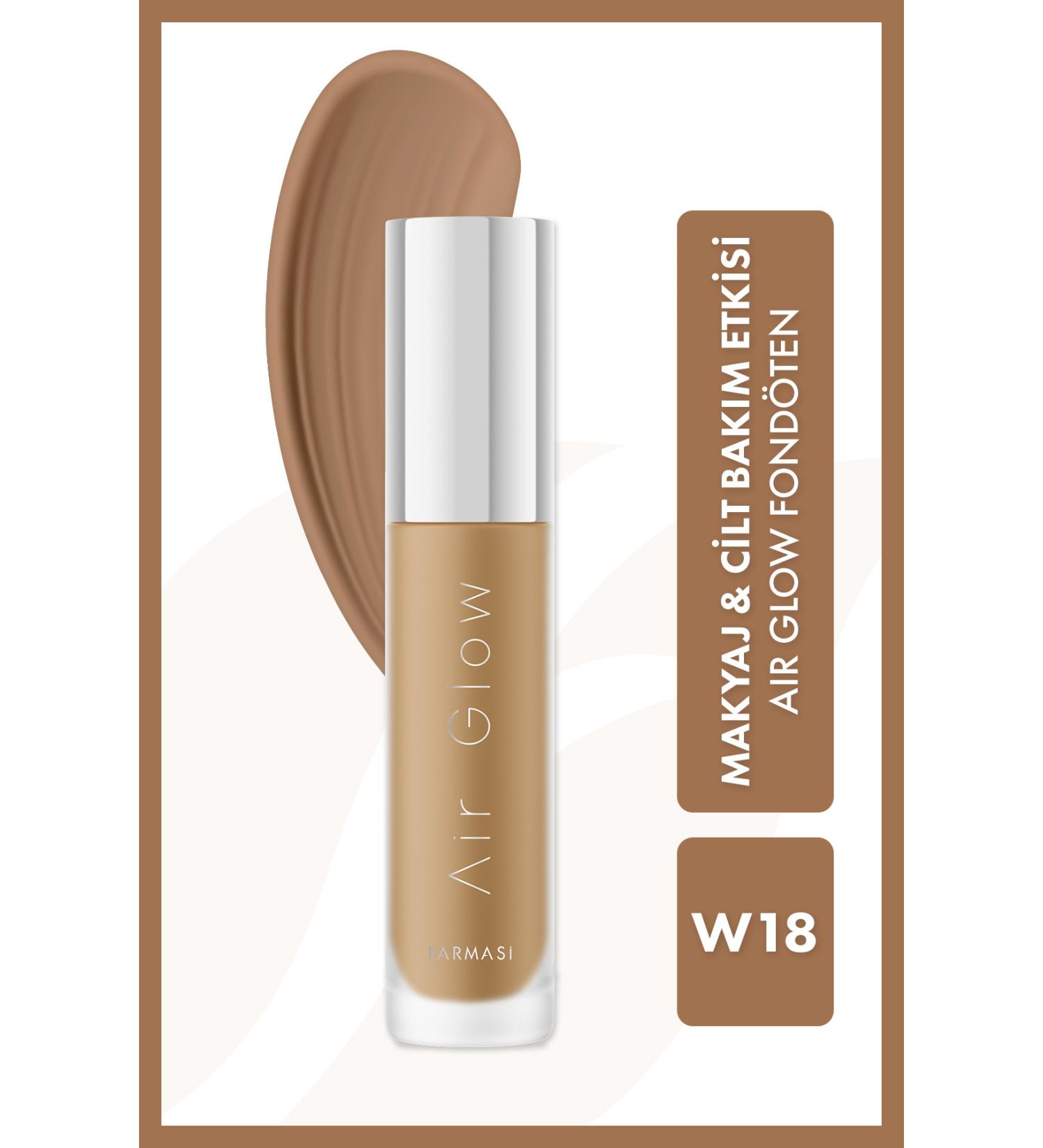 Farmasi Air Glow Foundation W18