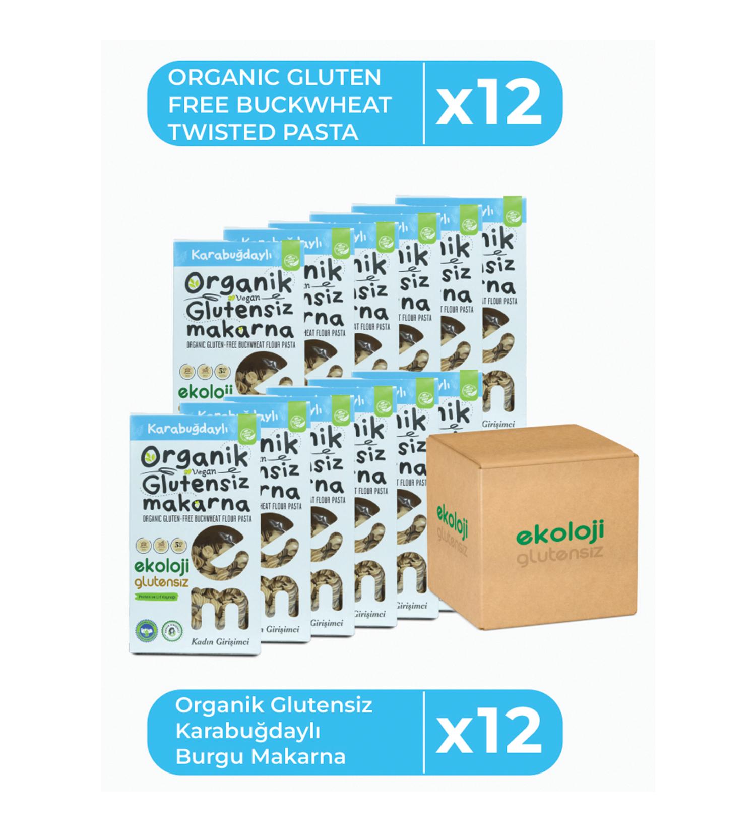 Ecology Gluten Free Organic Gluten Free Pasta BuckwheatBurgu200Gr12Pkt Organic GlutenFree Pasta BuckwheatBurgu200Gr12PK