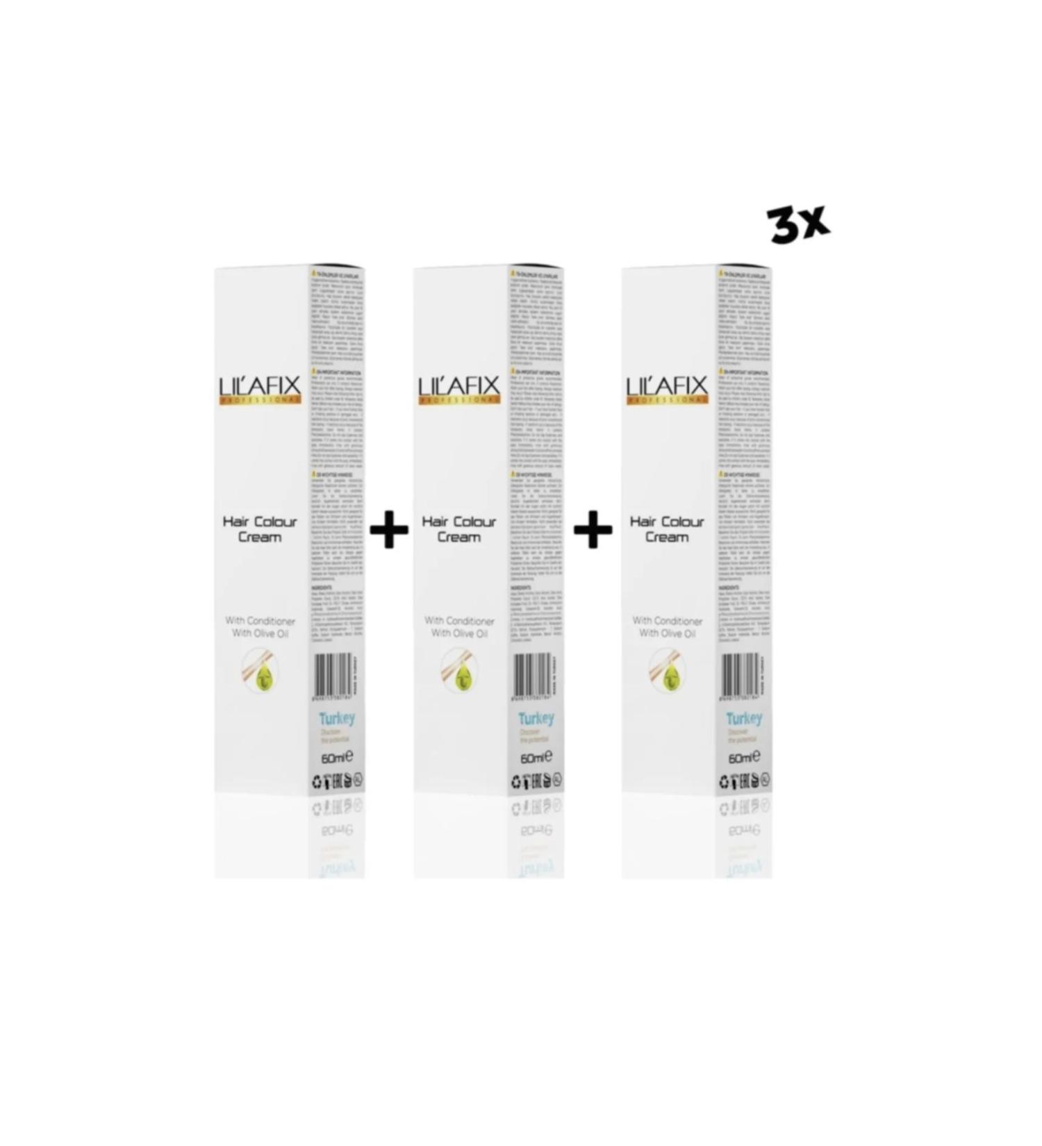 Lilafix 0/02 silver white 3-pack Cream Tube Paint - 60 ml
