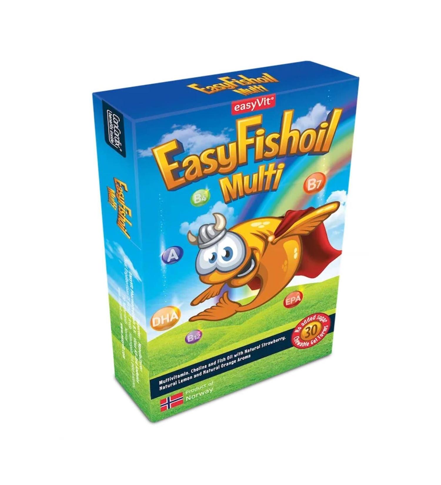 Easy Fishoil Easyfishoil Multi 30 Gel Tablets