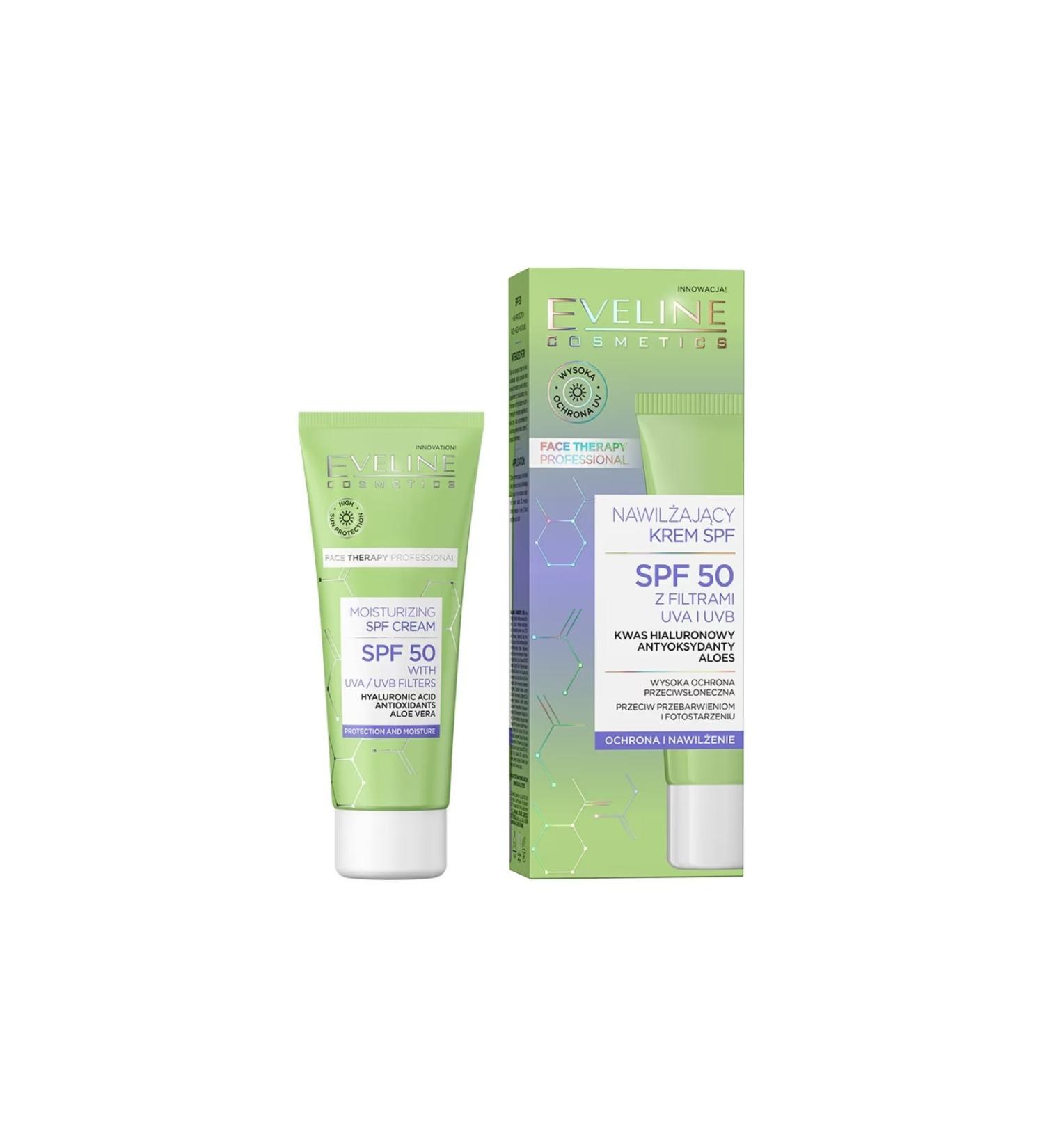 Eveline Cosmetics Antioxidant Moisturizing Vegan Sun Cream SPF 50 30 ml - Buy Online on GoSupps.com