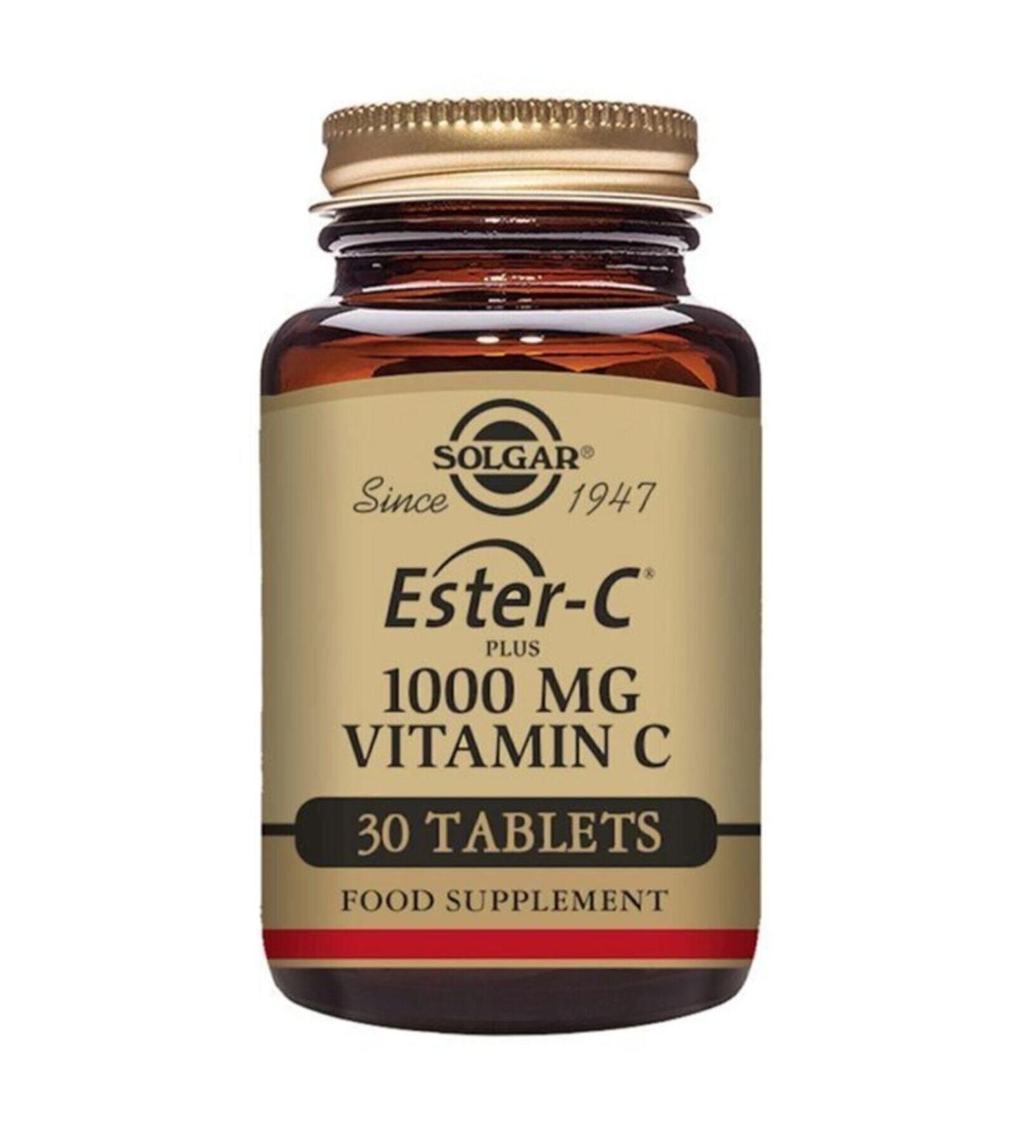 Solgar Ester-c Plus 1000 Mg Vitamin C 30 Tablets