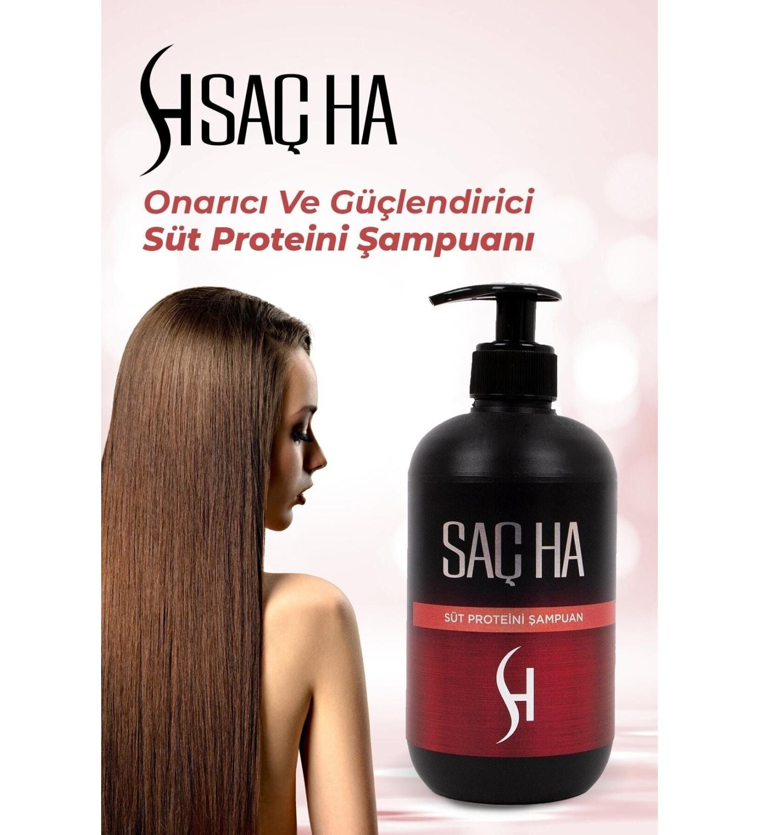 Hair Ha Hair Ha Repairing and Strengthening Milk Protein Shampoo 500 ml - Buy Online on GoSupps.com