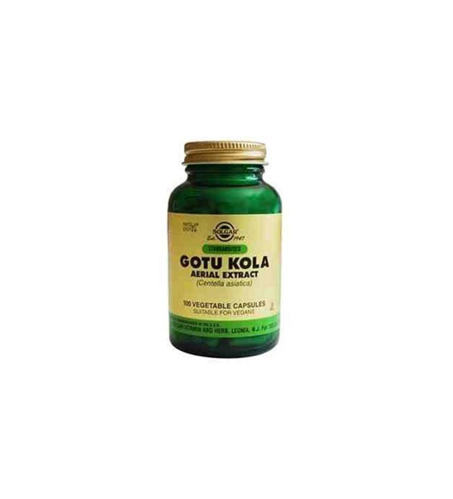Solgar Gotu Kola Aerial Extract 10 Mg 100 Capsules