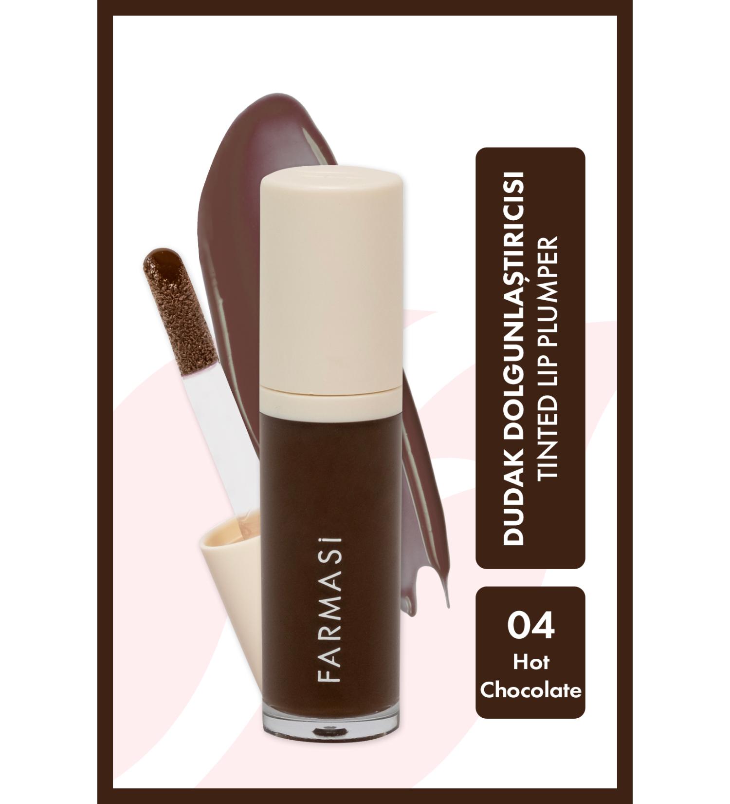 Farmasi Colored Lip Plumper 04 Hot Chocolate 8 ml - Buy Online on GoSupps.com