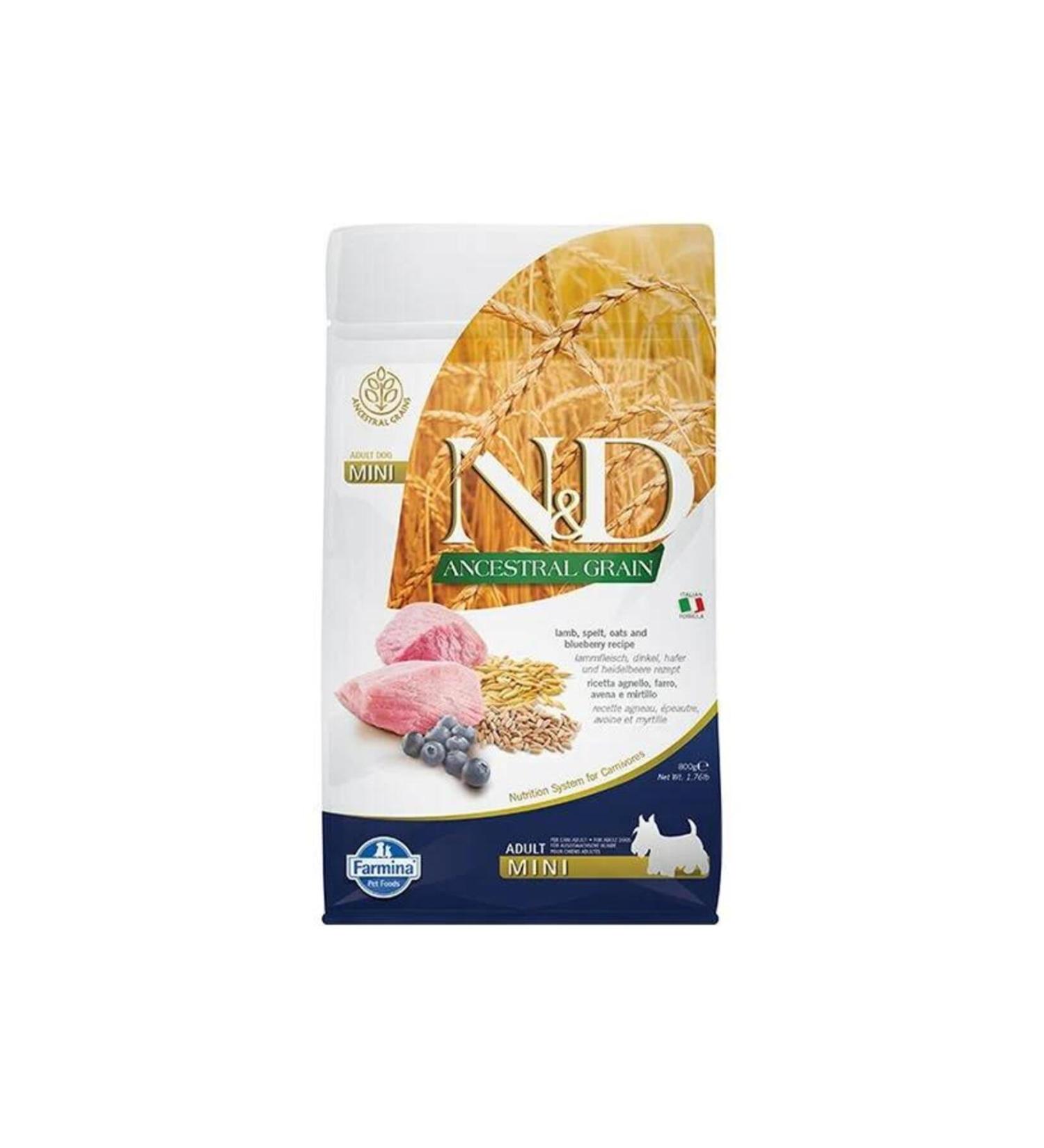N & D Low Grain Lamb Small Breed Adult Dog Food 800 gr