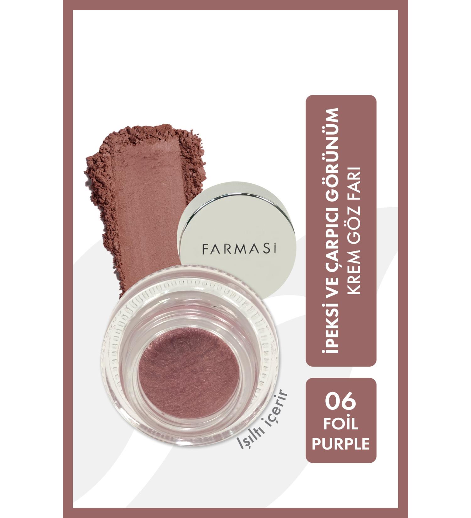 Farmasi Cream Eyeshadow Foil Purple 3 gr