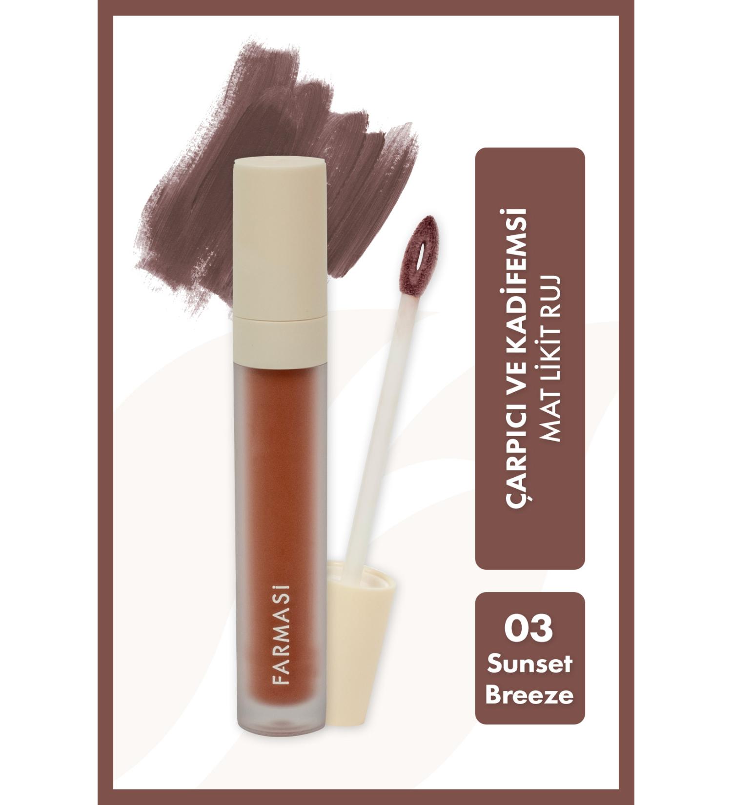 Farmasi Matte Liquid Lipstick 03 Sunset Breeze