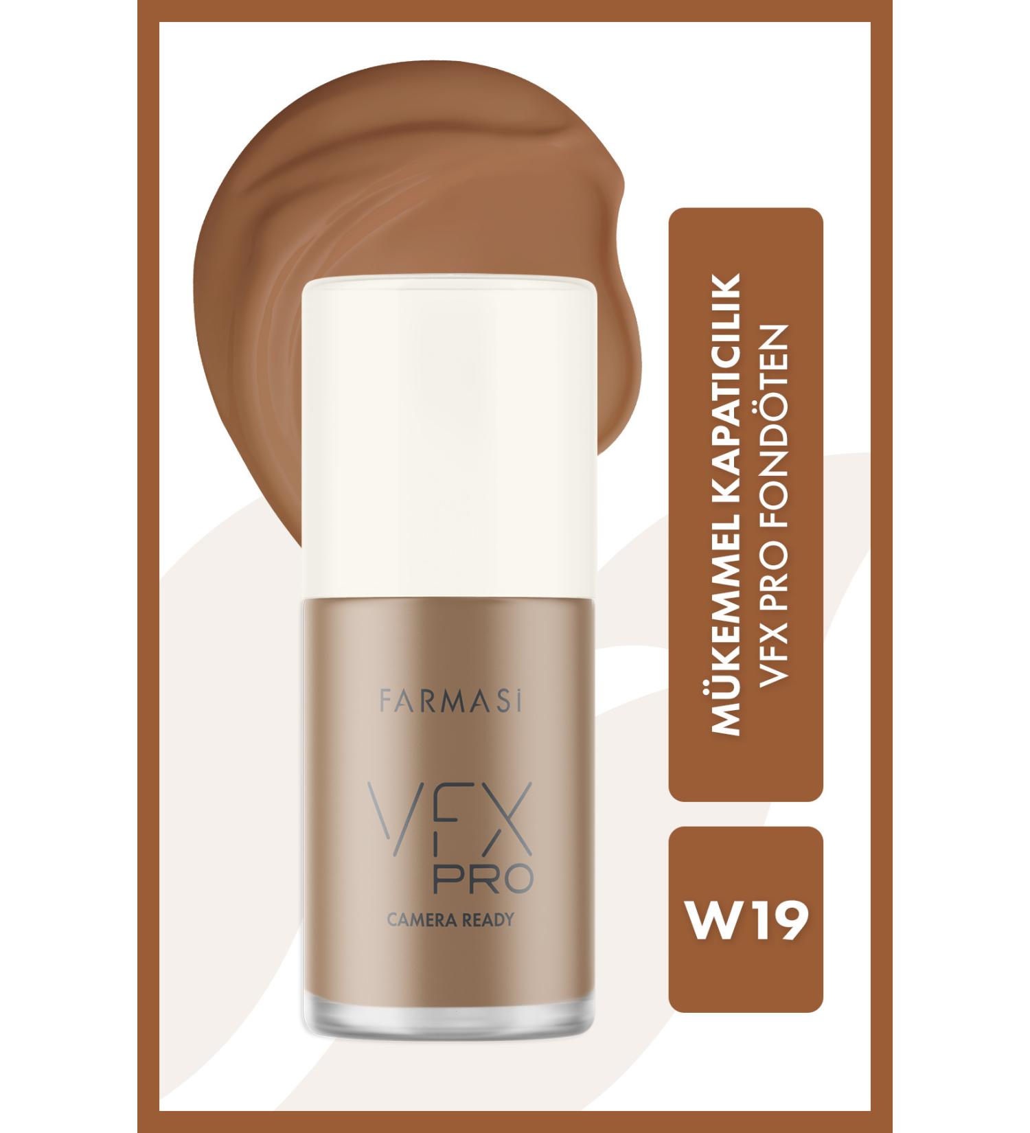 Farmasi Vfx Pro Camera Ready Foundation W19 30 ml