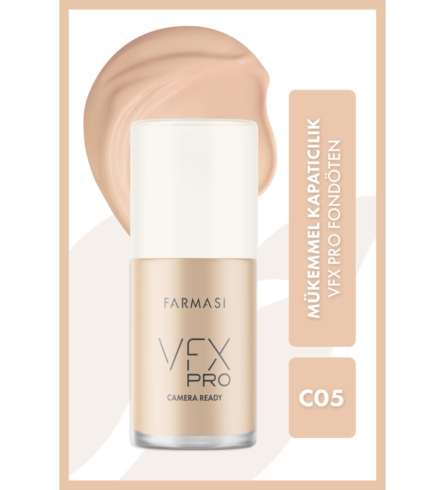Farmasi Vfx Pro Camera Ready Foundation C05 30 Ml
