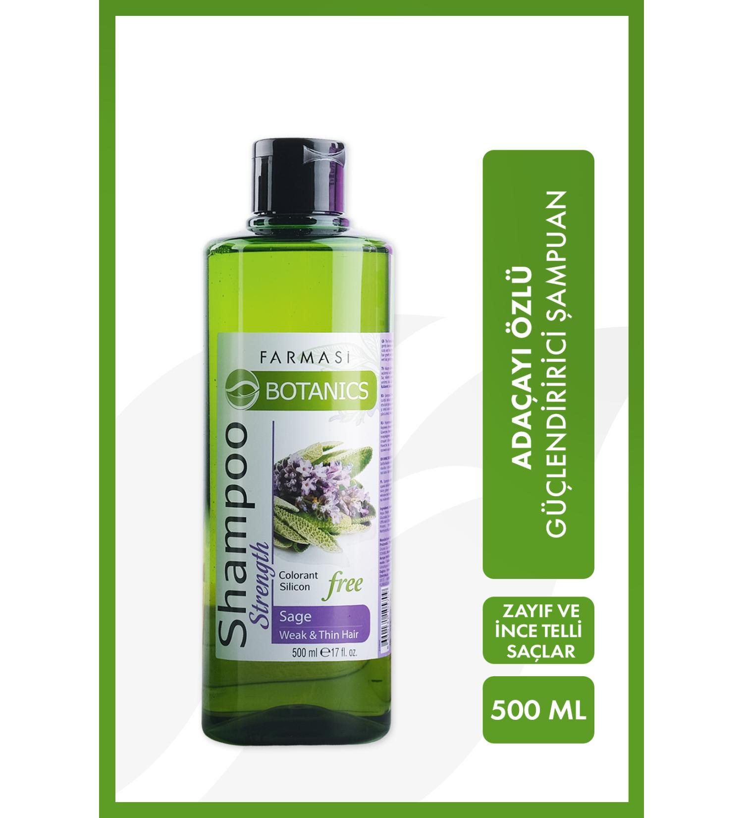 Farmasi Botanics Sage Extract Strengthening Shampoo 500 ml