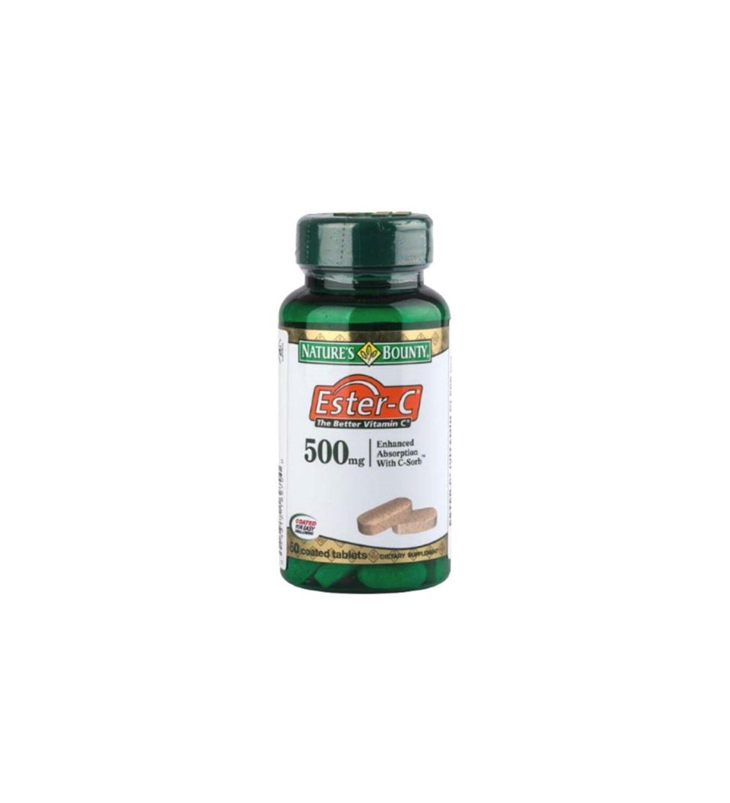 Natures Bounty Ester-c 500 Mg 60 Tablets