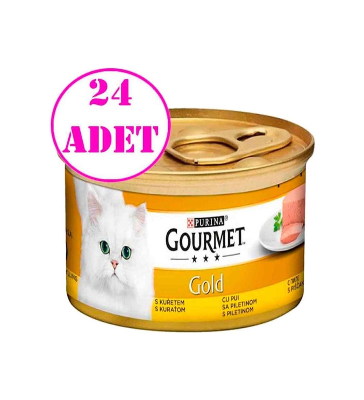 Gourmet Proplan Minced Chicken Cat Canned Food 85 gr 24 Pcs