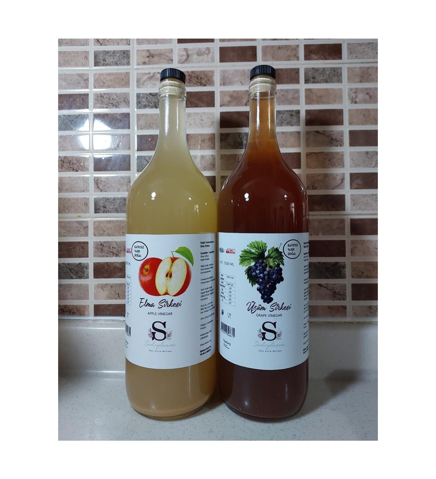 Suheylaana Natural Apple and Grape Vinegar 1500 Ml