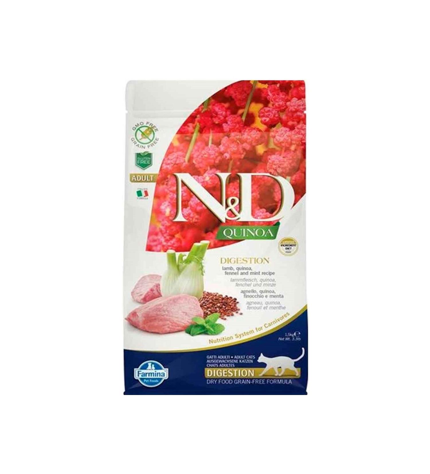 & D Nd Quinoa Grain-Free Lamb Meat Digestion Cat Food 1.5 Kg