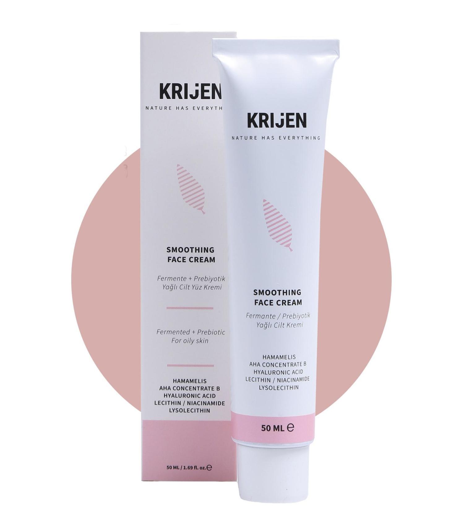 Krijen Aha + Lecithin | Fermented / Prebiotic Oily Skin Face Cream 50 gr - Buy Online on GoSupps.com