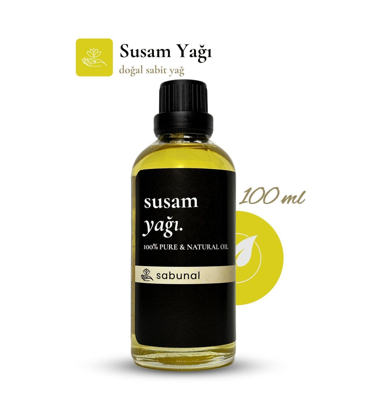 Sabanal Sesame Oil 100 ml Miraculous Natural Sesame Oil for Hair and Skin