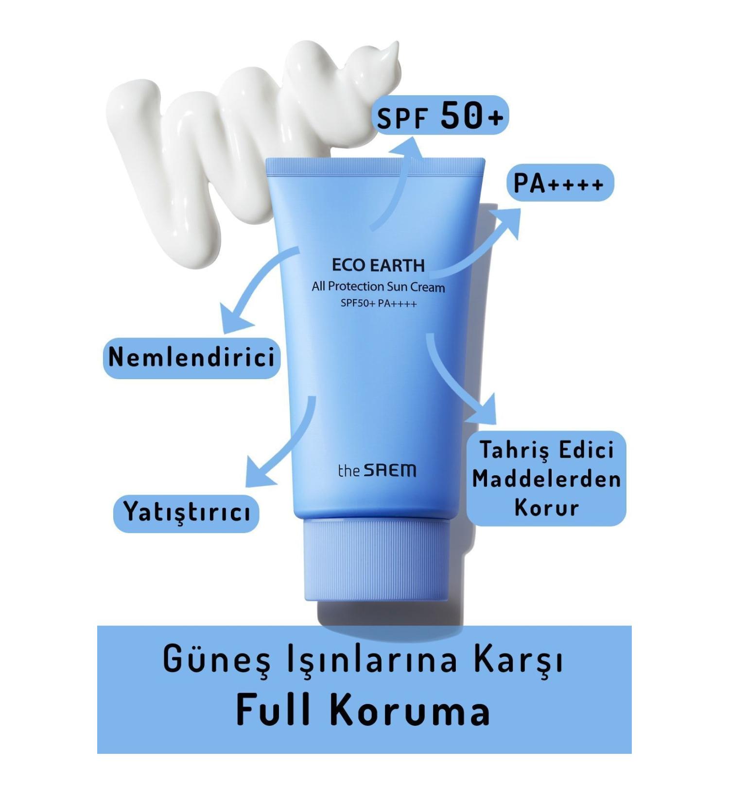 The Saem Full Protection Blue Light Protection Anti-aging Sun Cream Spf 50 Pa 50 gr - Buy Online on GoSupps.com