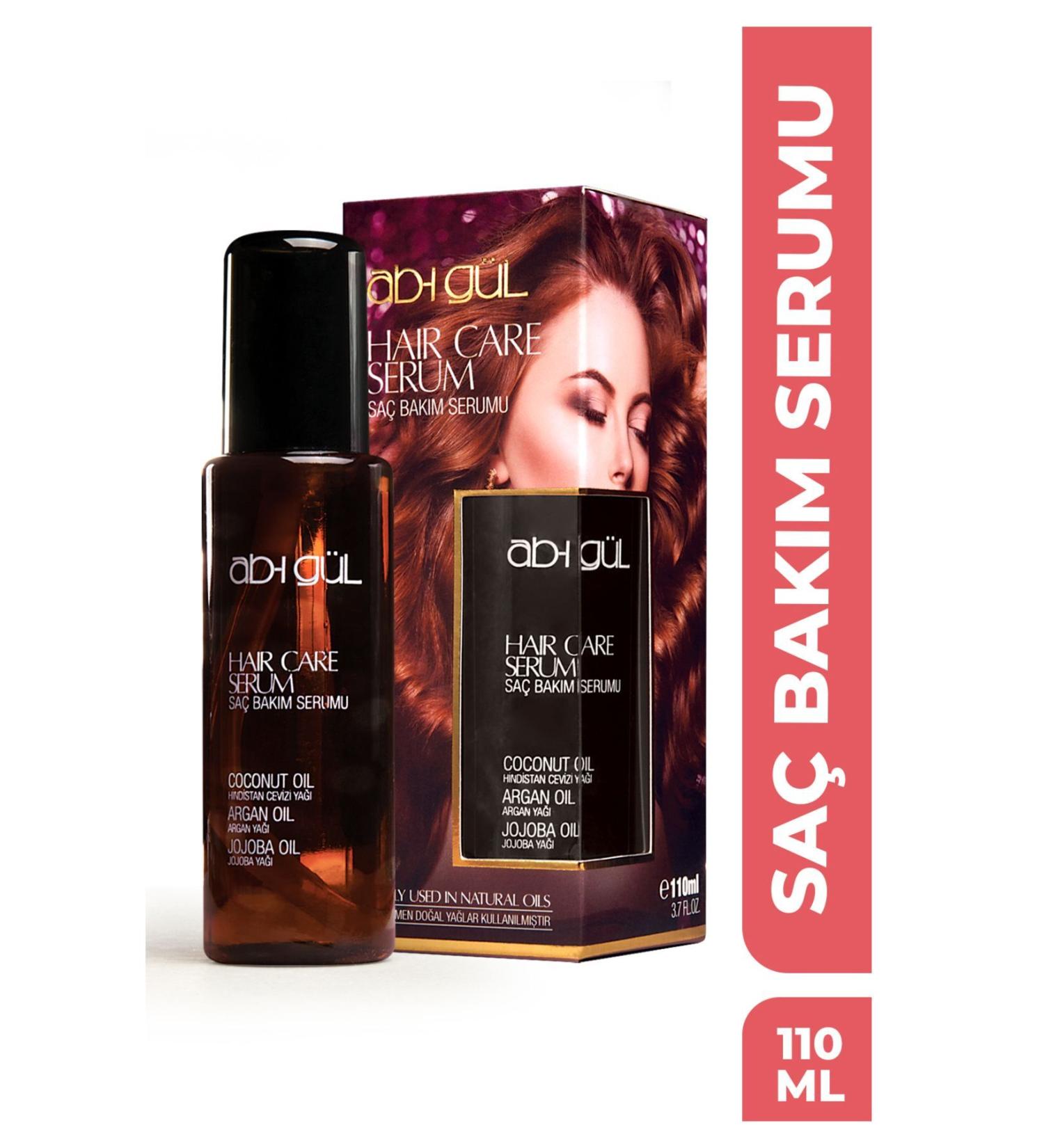 Ab-i Rose Hair Serum 110 ml | 0 Formulated with Natural Oils | Coconut Argan and Jojoba Oils - Buy Online on GoSupps.com