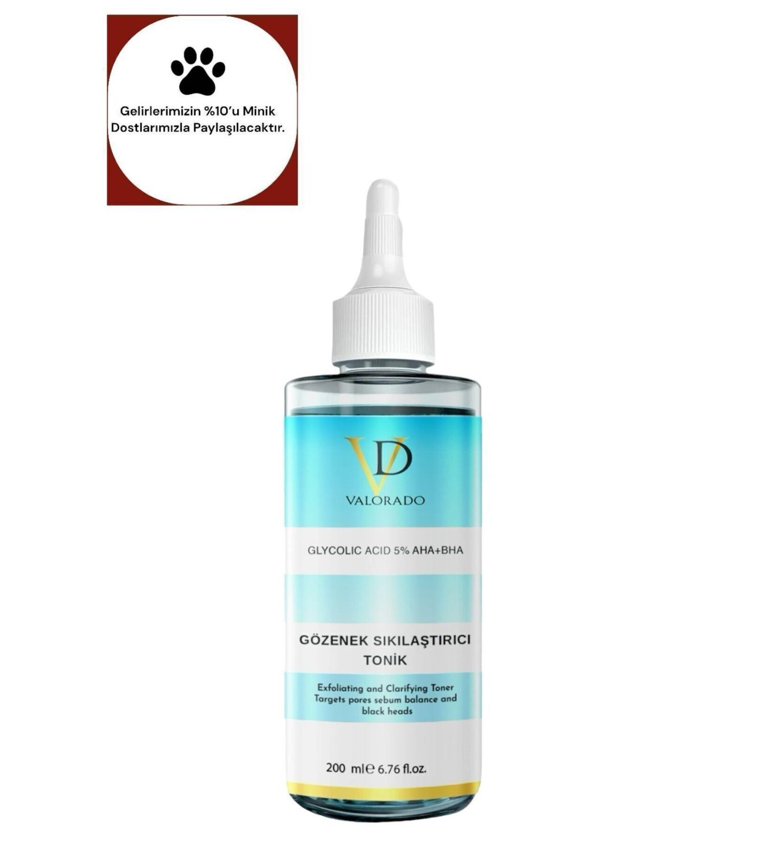 valorado Aha & Bha Revitalizing & Pore Tightening & Moisturizing (AHA-BHA 2%) Toner 200ml - Buy Online on GoSupps.com