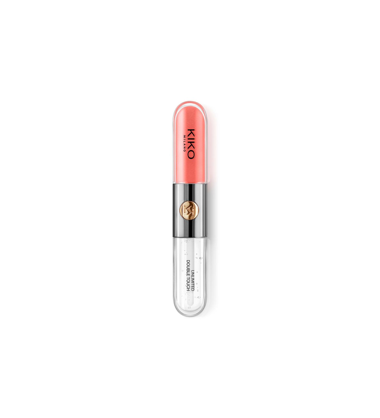 kiko milano Unlimited Double Touch-12 Hour Effective Intense and Shiny Finish Dual Phase Lipstick - Buy Online on GoSupps.com