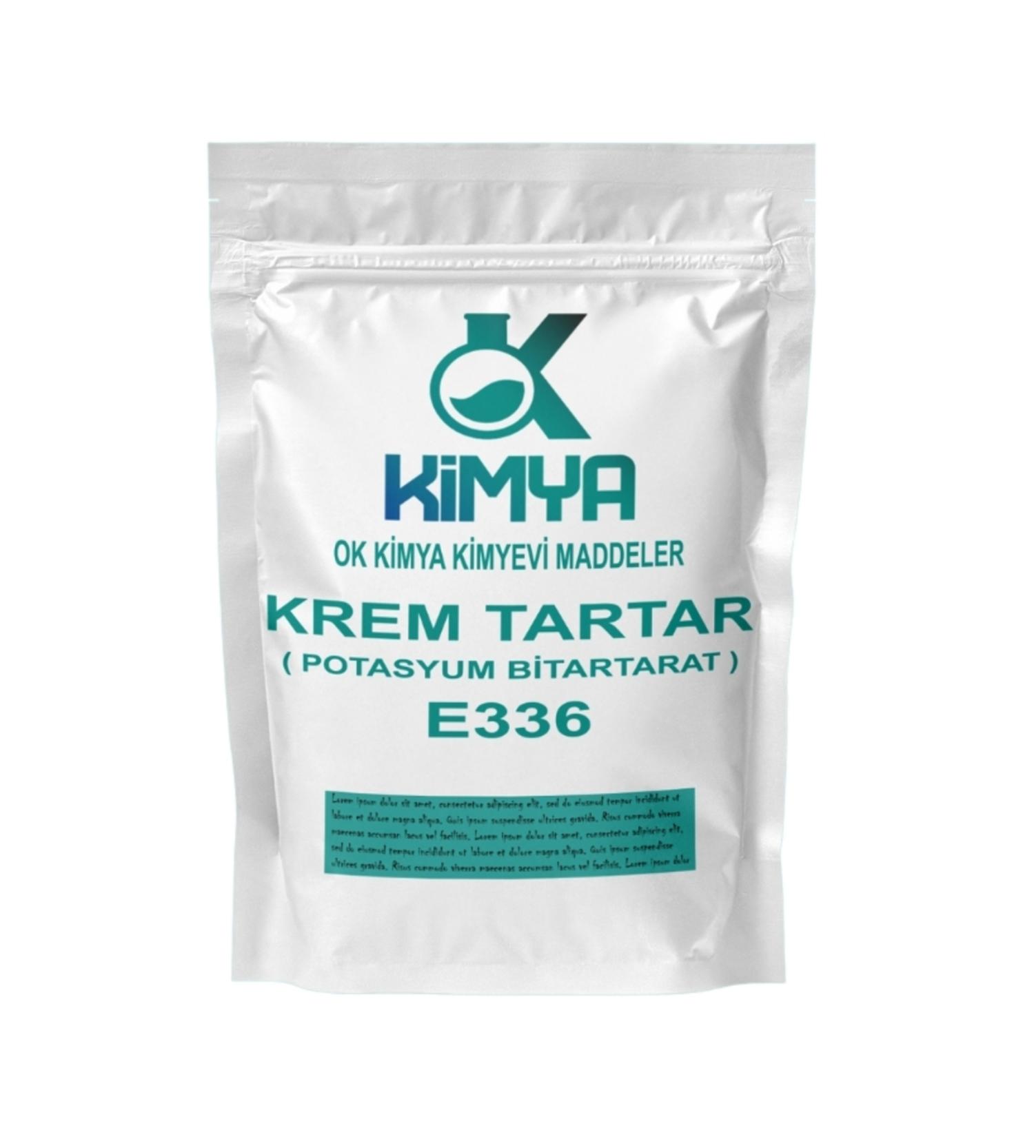 Ok Kimya Cream of Tartar E336 Potassium Bitartrate 500 gr