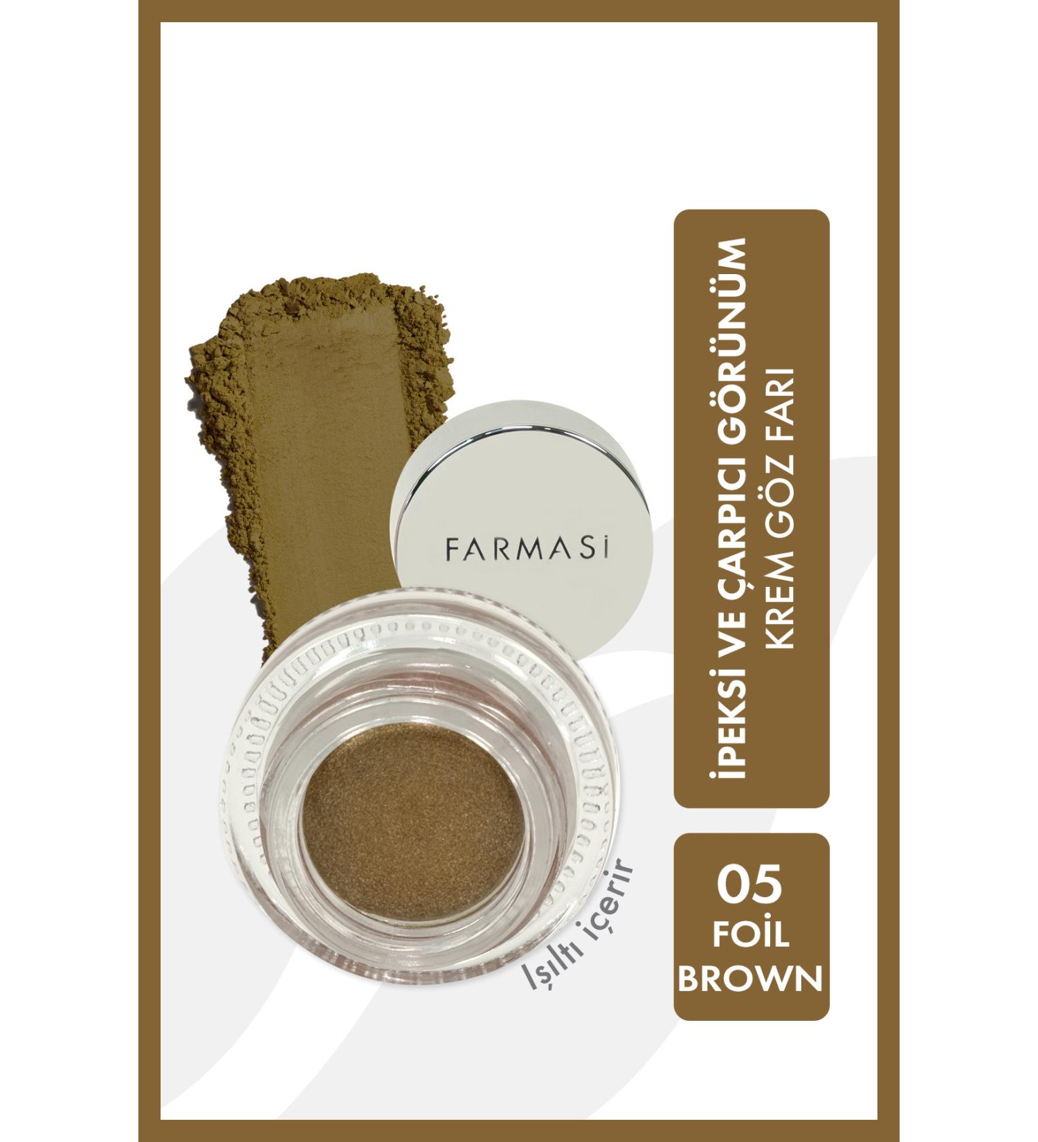 Farmasi Cream Eyeshadow Foil Brown 3 gr