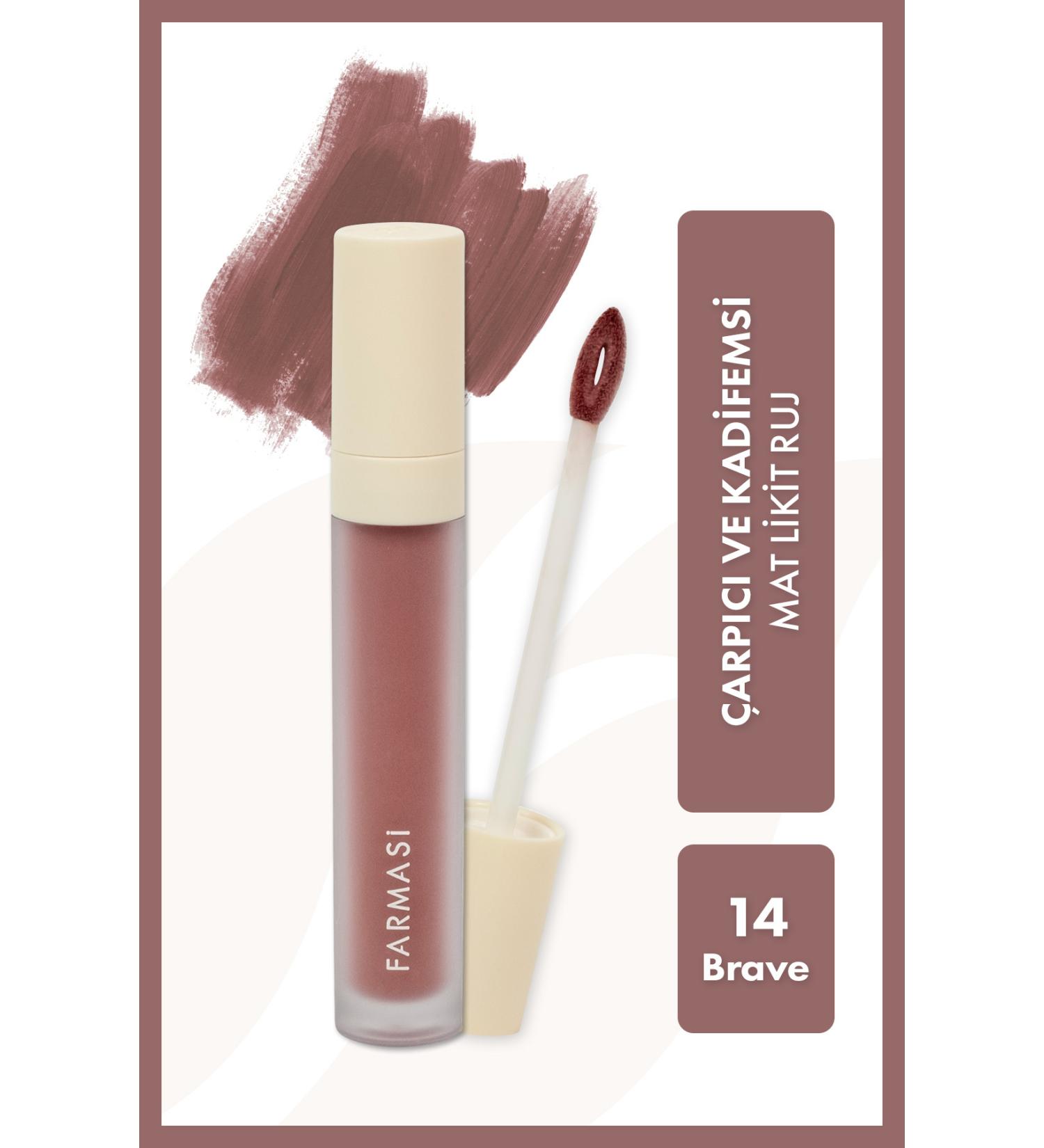 Farmasi Matte Liquid Lipstick 14 Brave