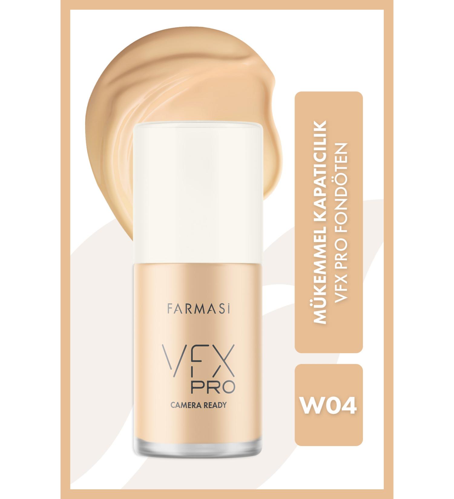 Farmasi Vfx Pro Camera Ready Foundation W04 30 Ml