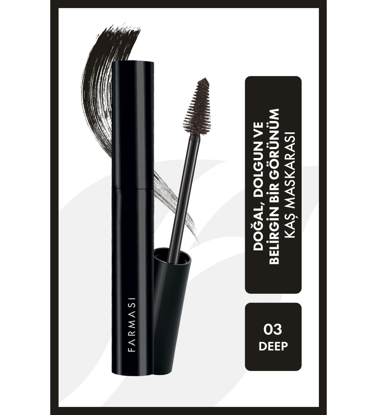 Farmasi Eyebrow Mascara Deep Brown 5 ml