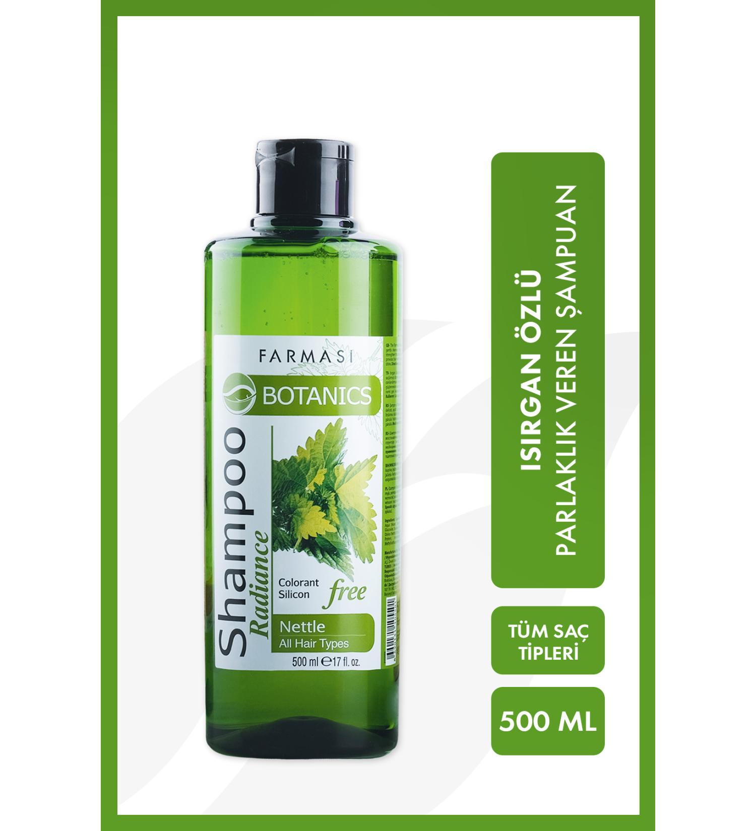 Farmasi Botanics Nettle Extract Shine Shampoo 500 ml