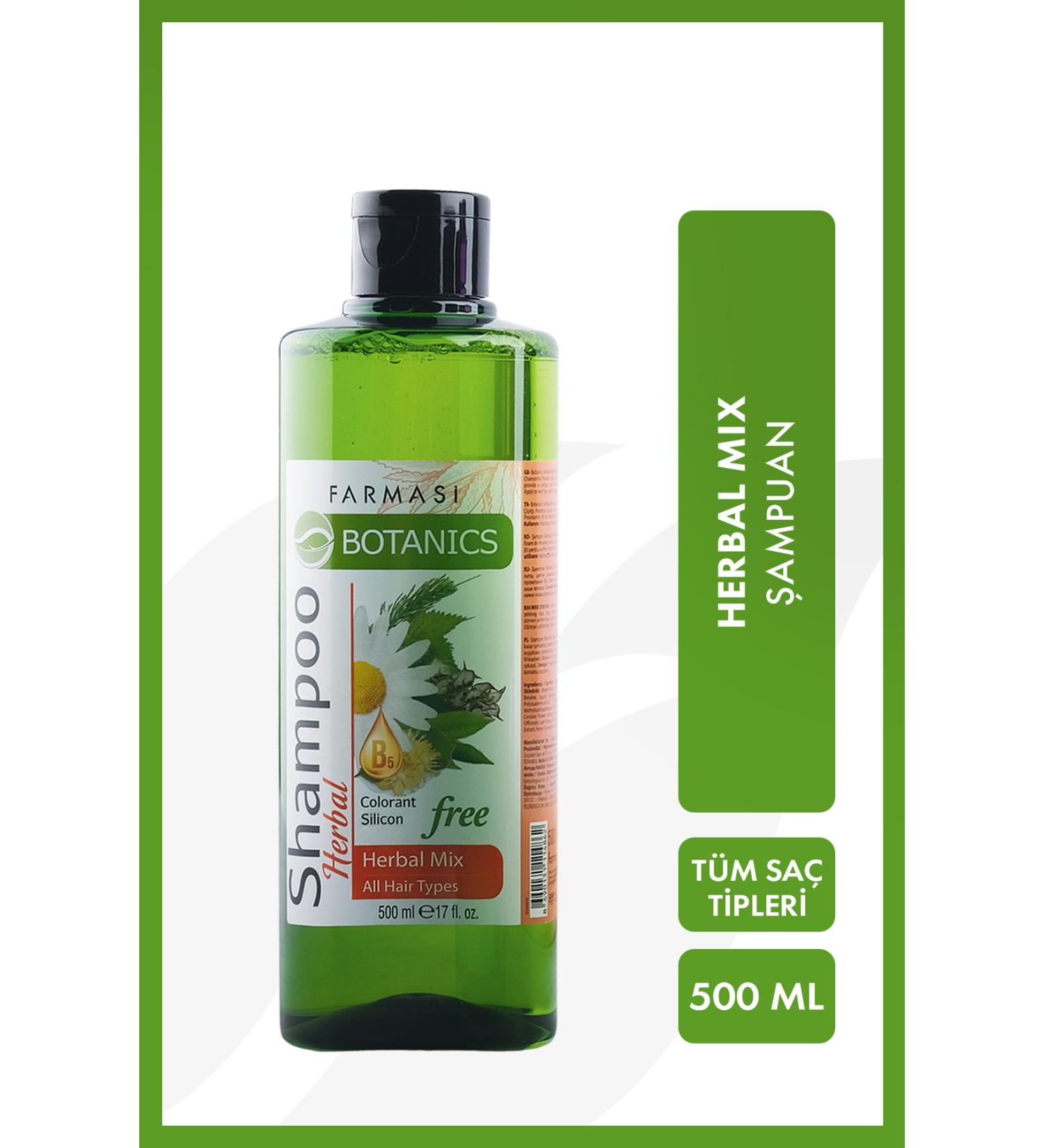 Farmasi Botanics Herbal Mix Shampoo 500 ml