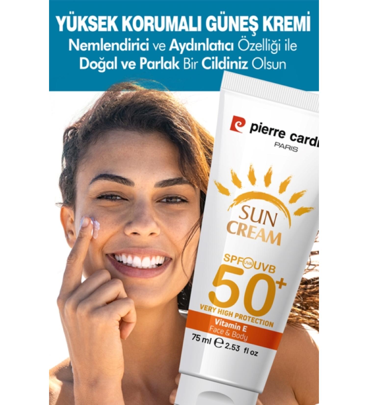 Pierre Cardin SPF 50 Anti-Spot High Protection Face Sun Cream 75 ML For Normal and Dry Skin