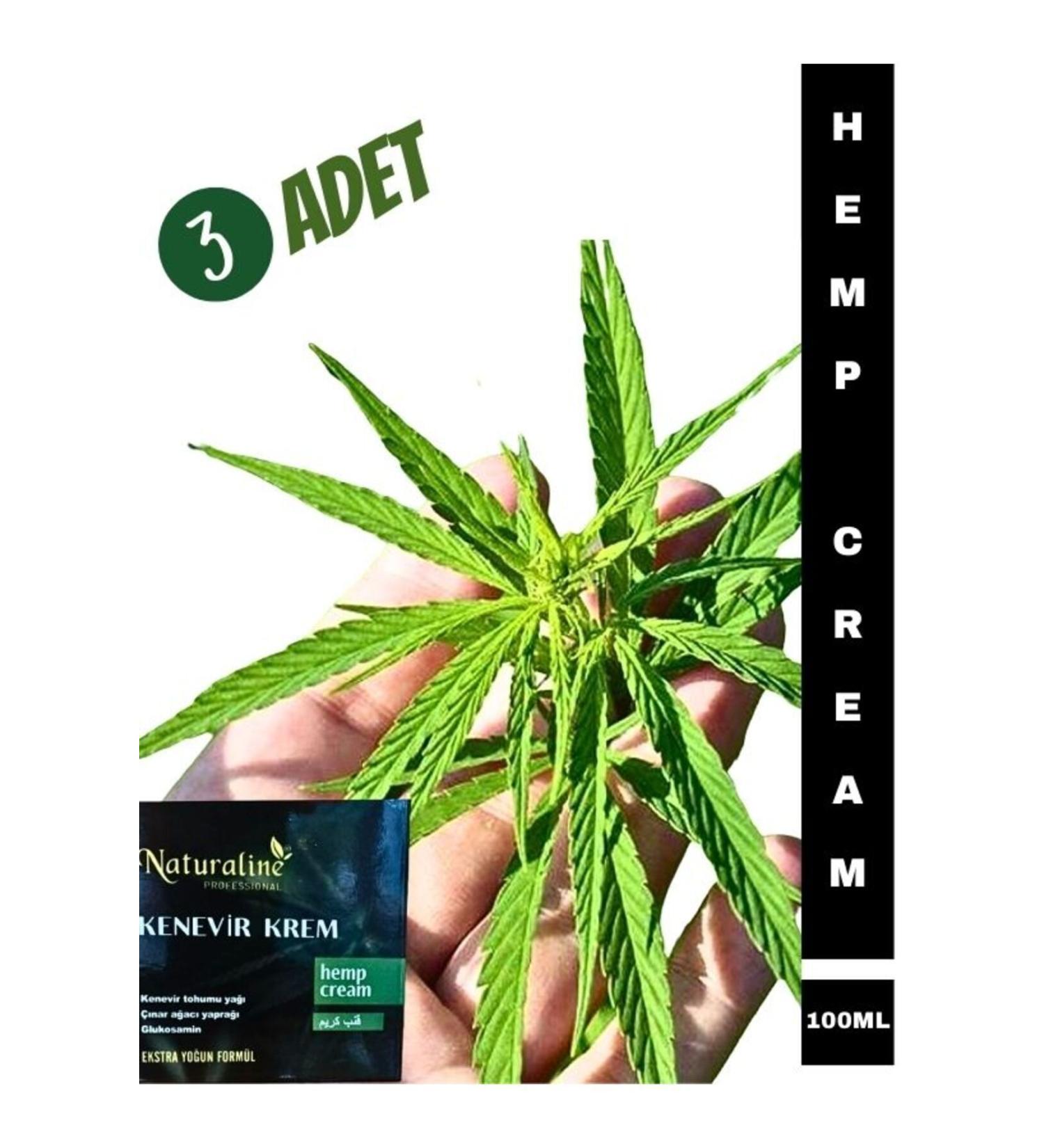 Naturaline Hemp Cream 100 ml 3 Pieces New Packaging - Buy Online on GoSupps.com