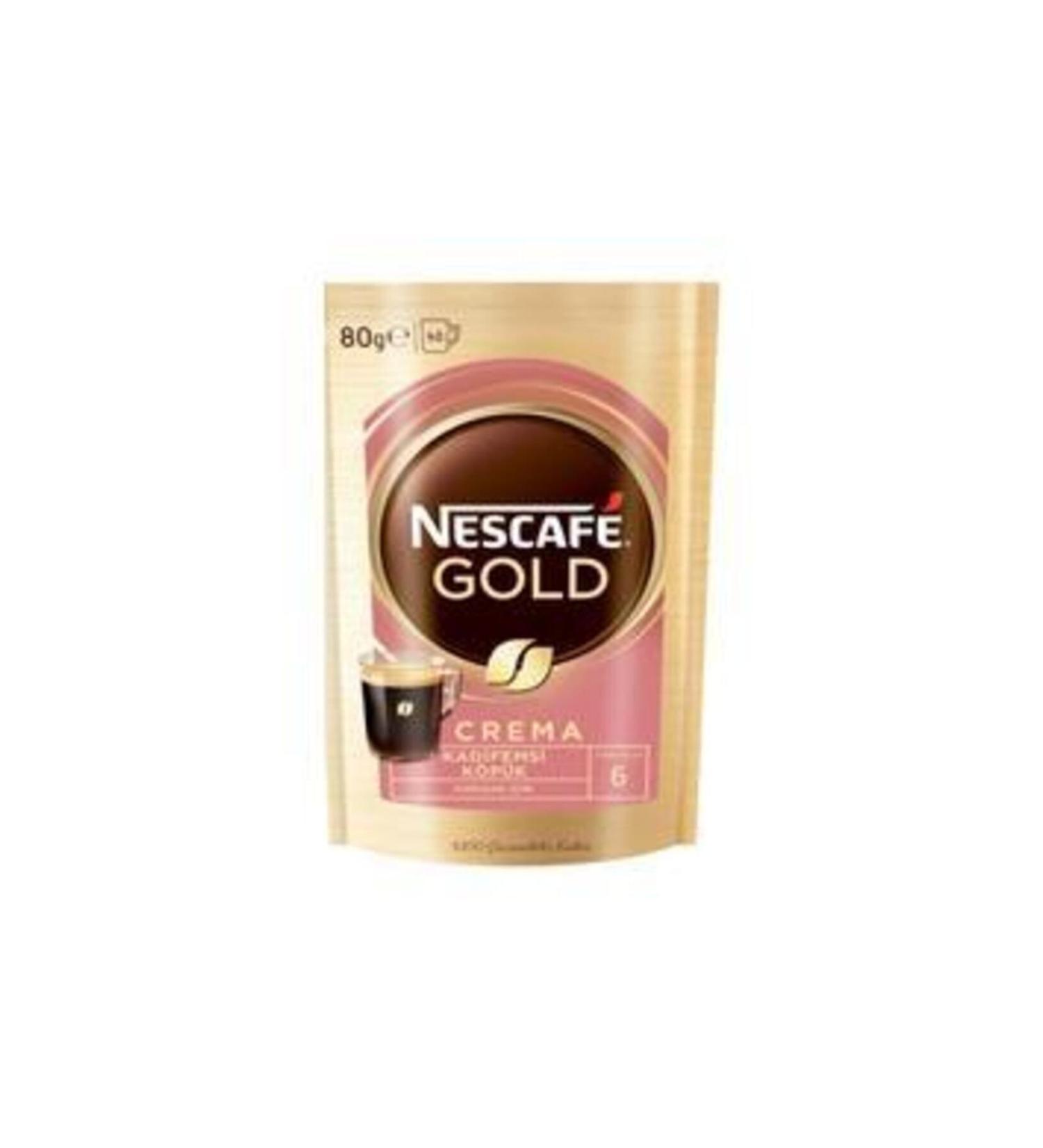 Nescafe brand Gold Crema Instant Coffee New Package Special Series 80 gr