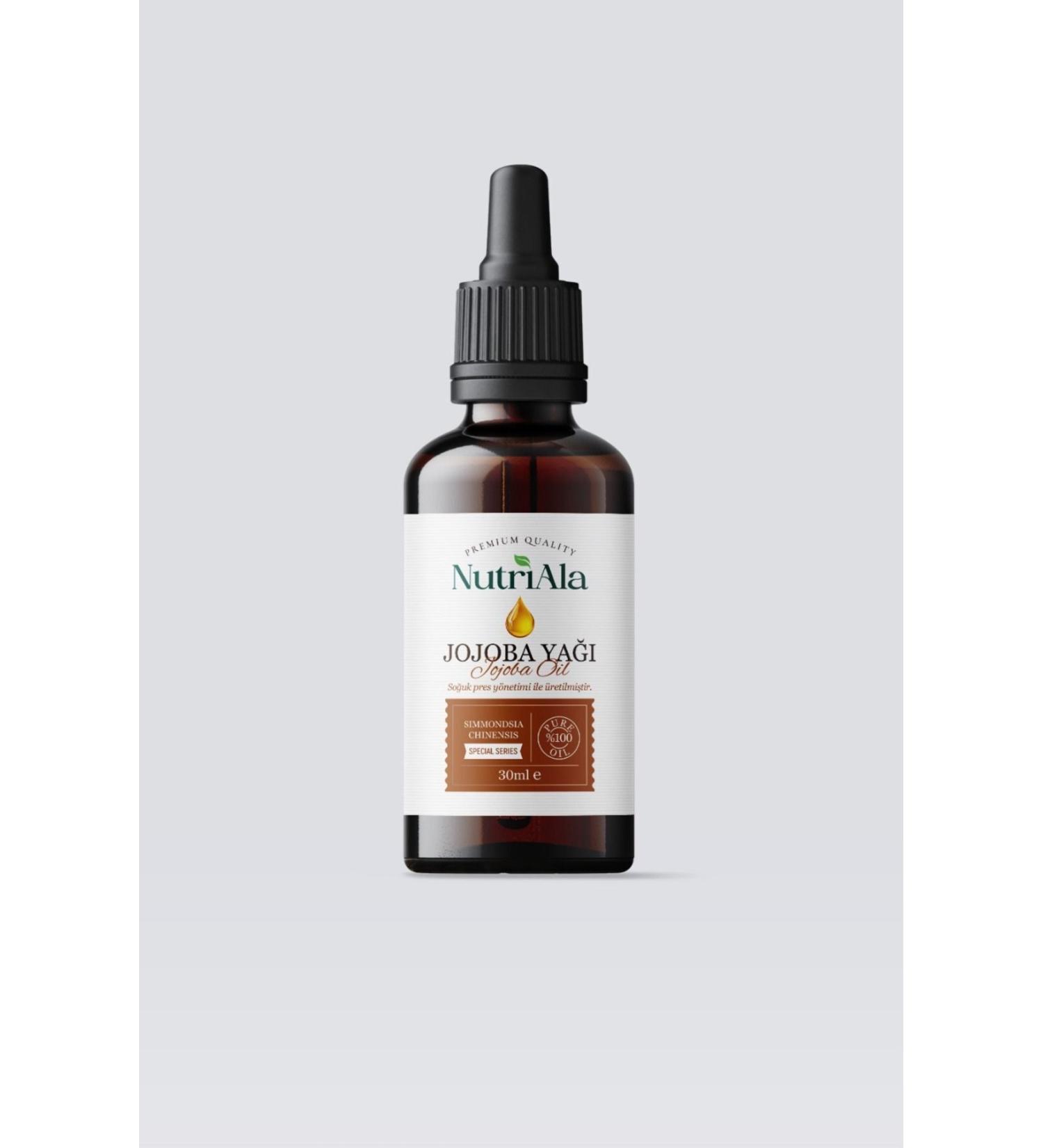 NutriAla Jojoba Oil 0 Pure Cold Pressed 30 Ml - Buy Online on GoSupps.com