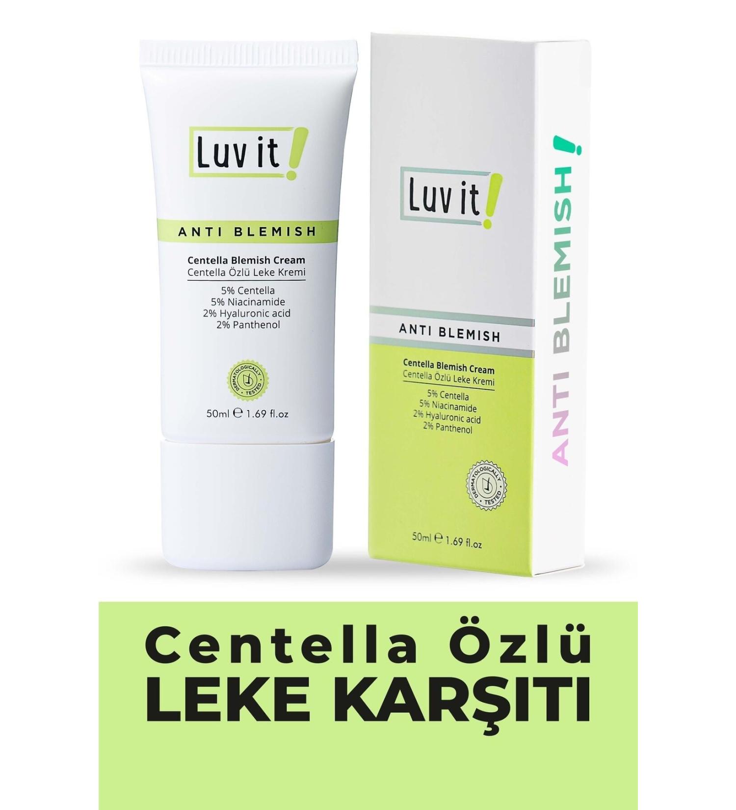 Luv it! Centella Extract Anti-Spot Moisturizing Cream 50 Ml - Buy Online on GoSupps.com