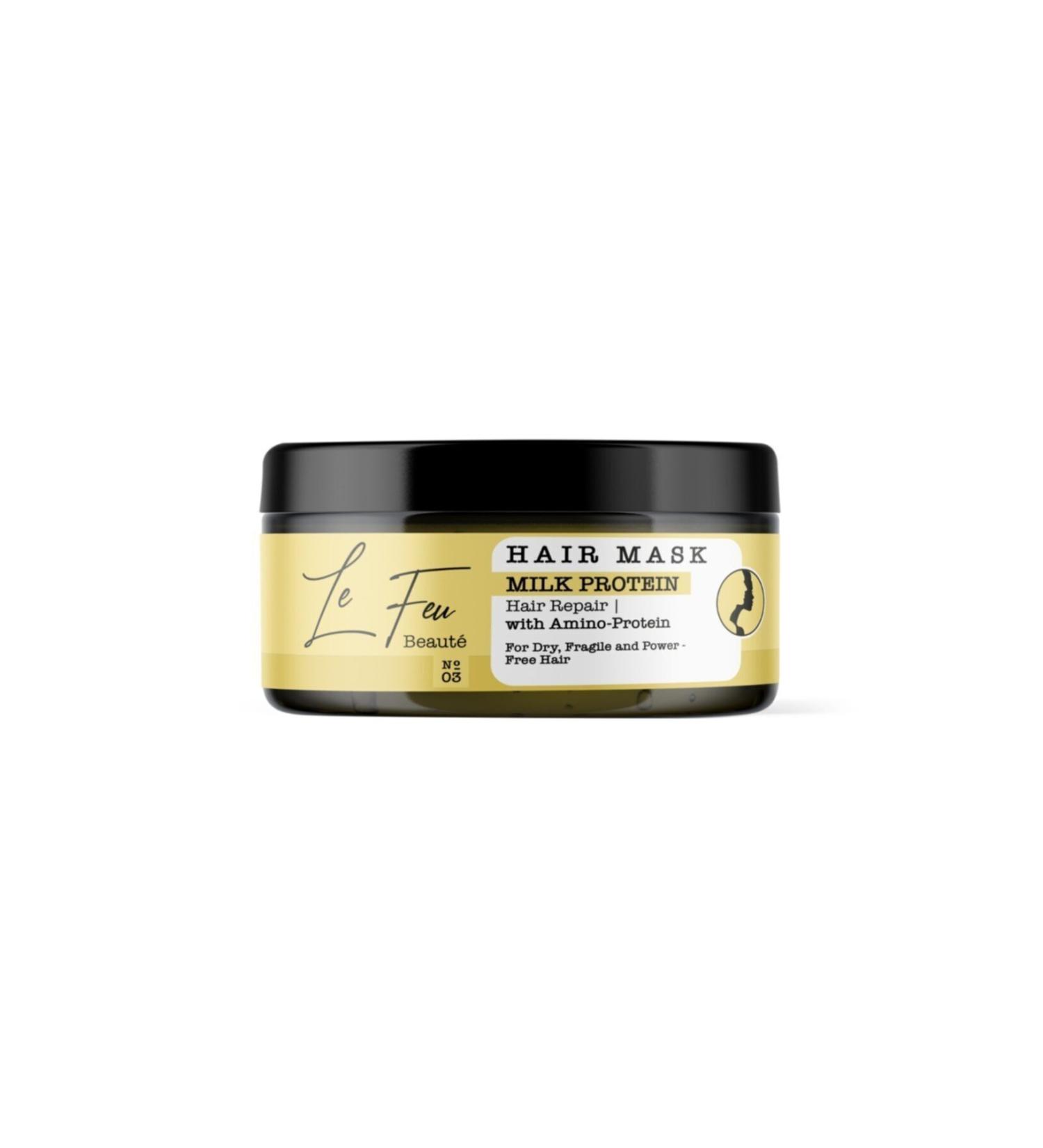 le feu beaute Goat Milk Hair Mask 300 Ml.