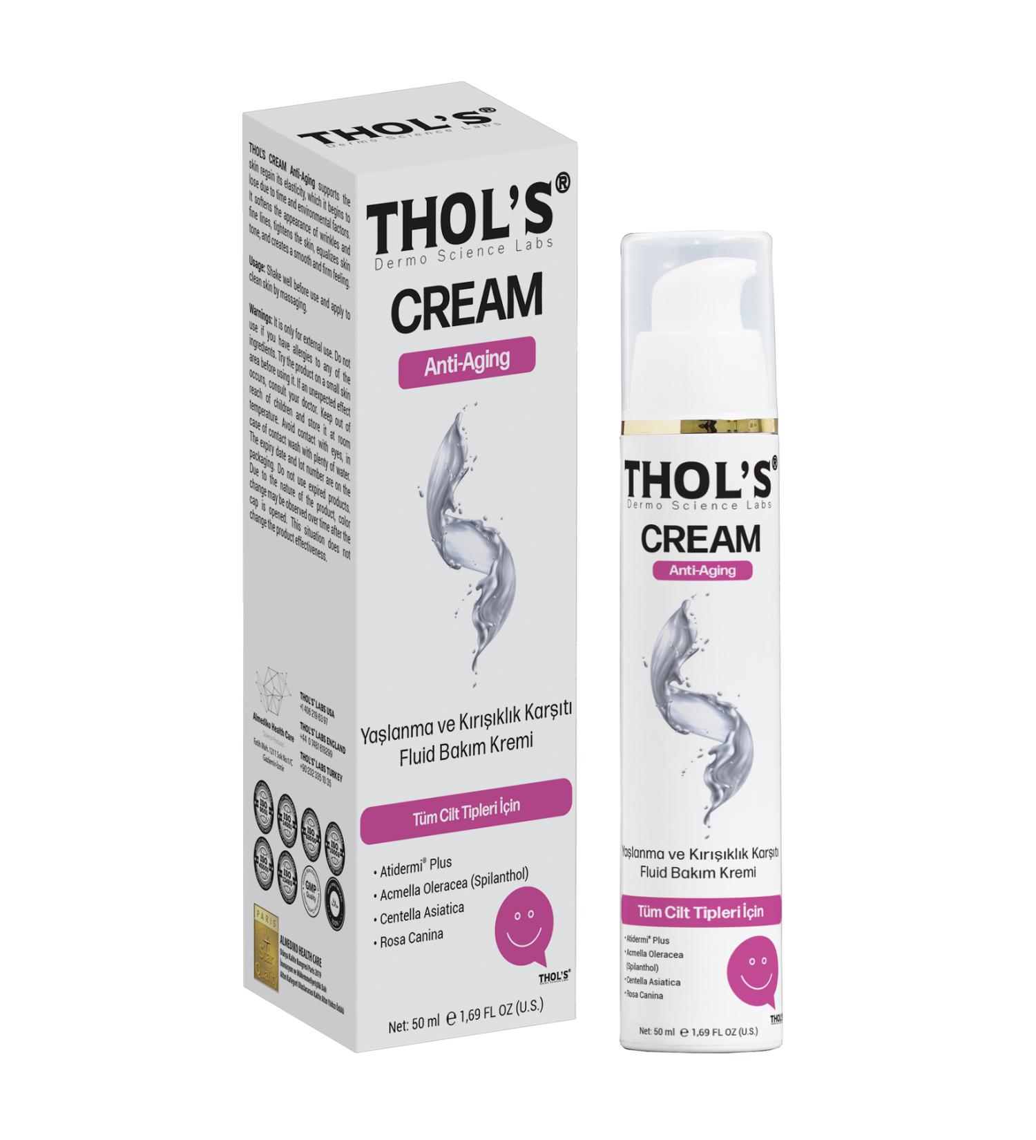 THOLS THOL'S CREAM Anti-Aging (TB25) Fluid Care Cream - 50 ml Anti-Aging and Anti-Wrinkle