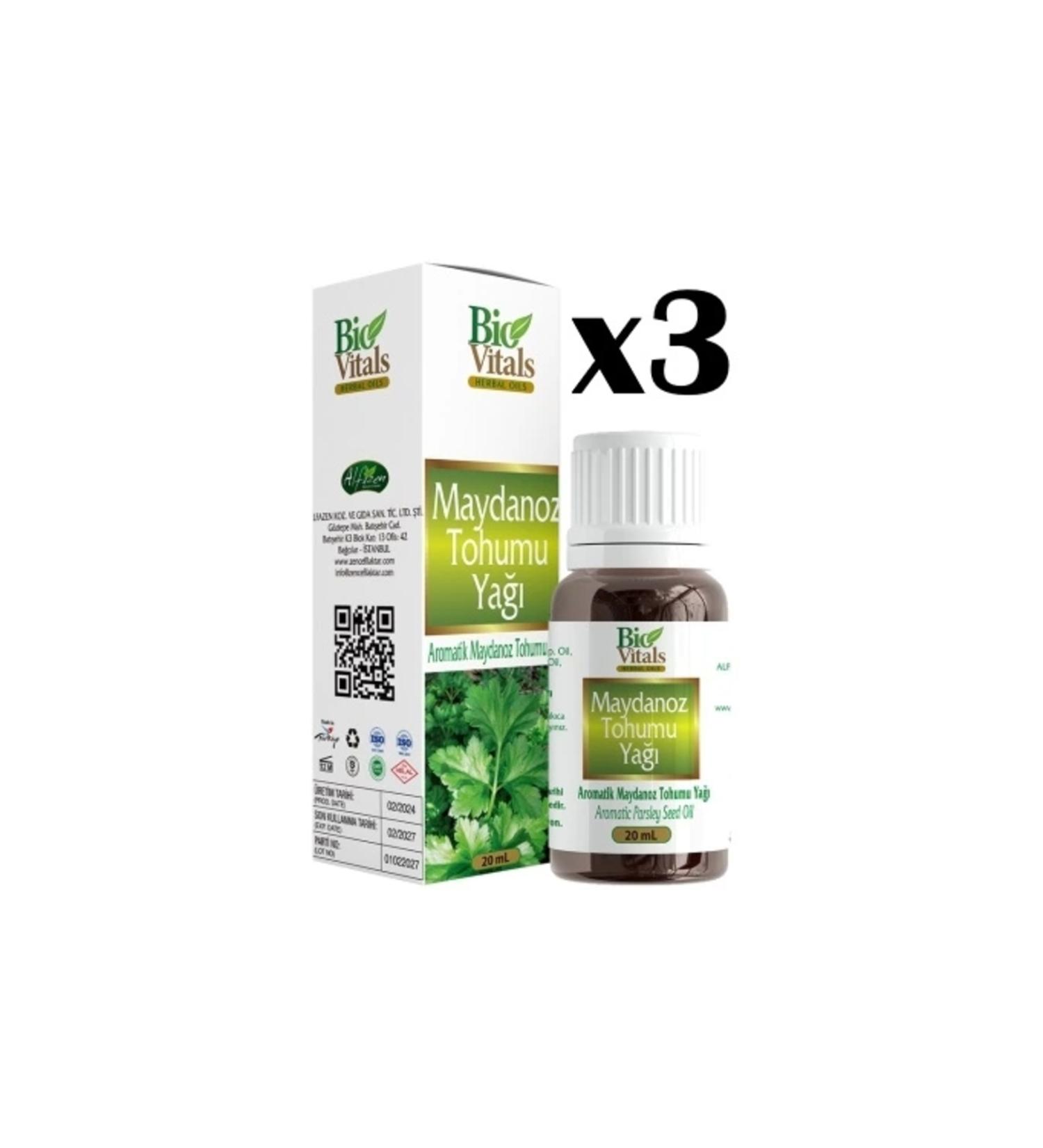 Bio vital Biovitals Parsley Oil 20 ml x 3 Pieces