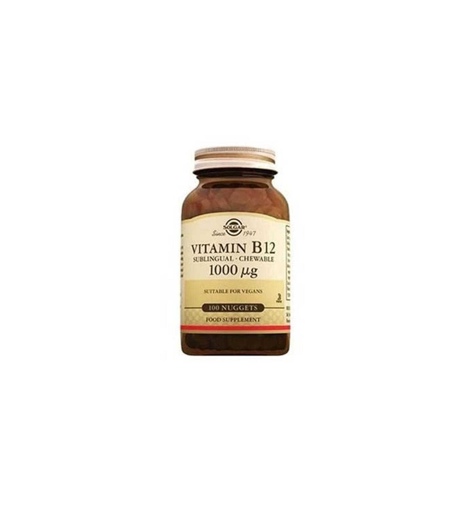 Solgar Vitamin B12 1000 Mcg 100 Sublingual TB