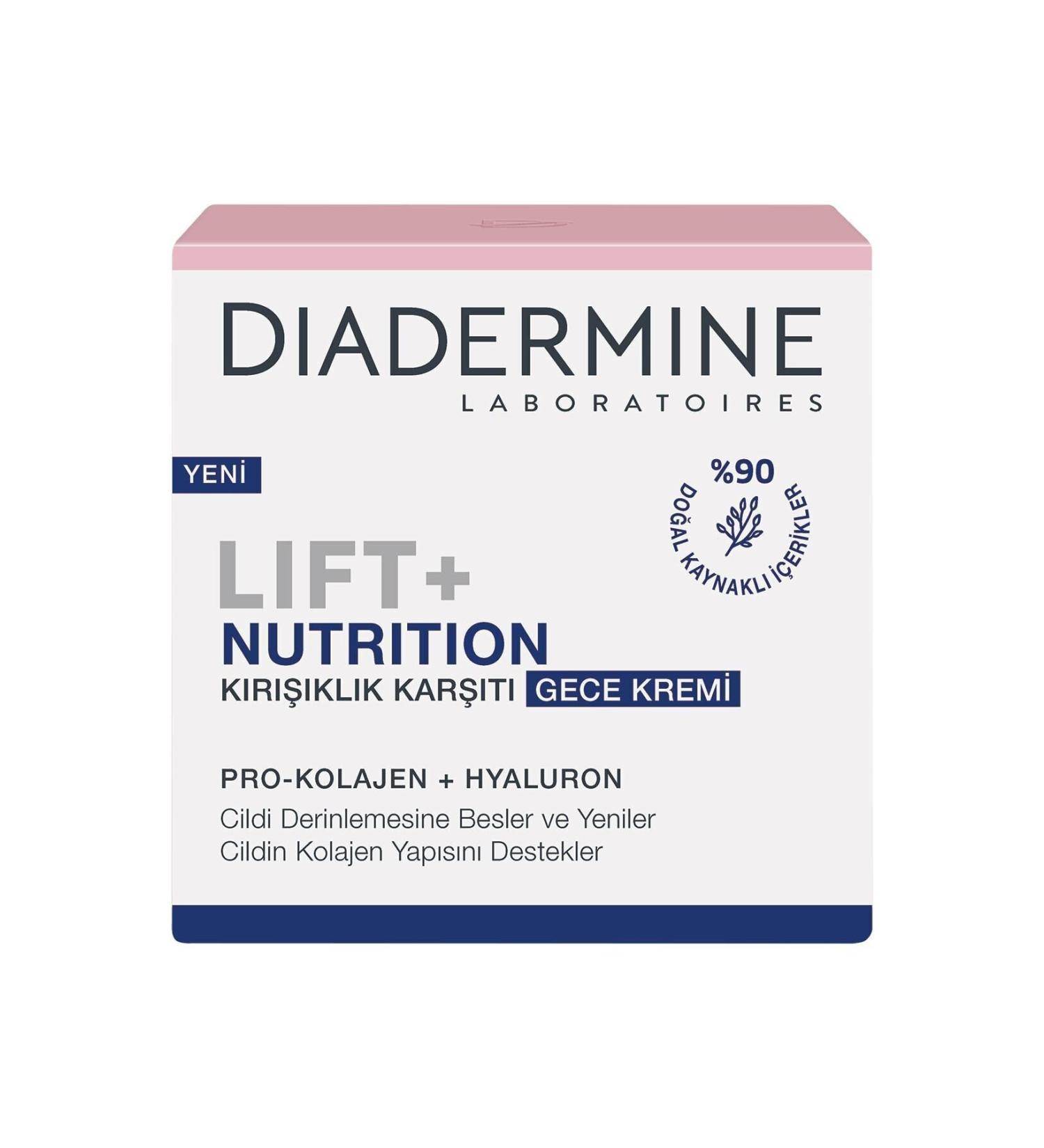 Diadermine Lift Nutritive Night Care Cream 50 ml - Buy Online on GoSupps.com