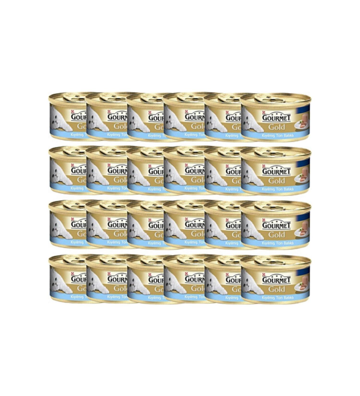 Gourmet Gourmet Gold Minced Tuna Cat Canned Food 85 gr x 24 Pieces