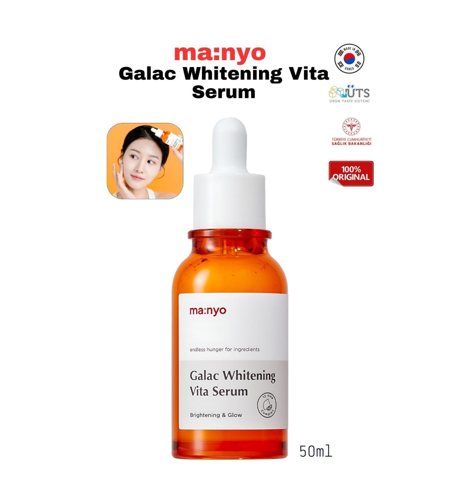 ma:nyo Galac Whitening Vita Serum - Brightening Vitamin Serum 50ml - Buy Online on GoSupps.com
