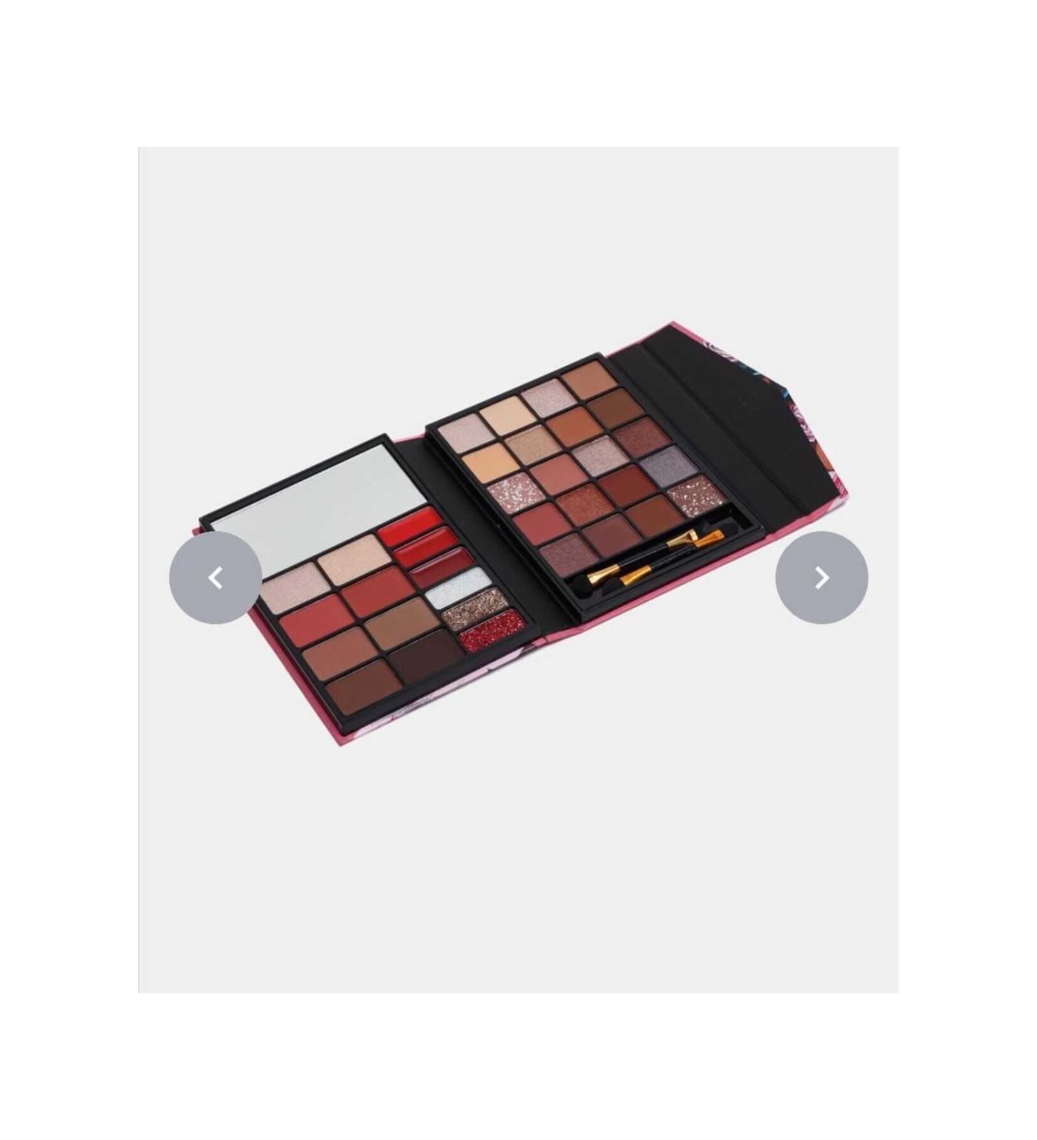 Rose Eyeshadow Highlighter Blusher Lipstick Eyebrow Powder