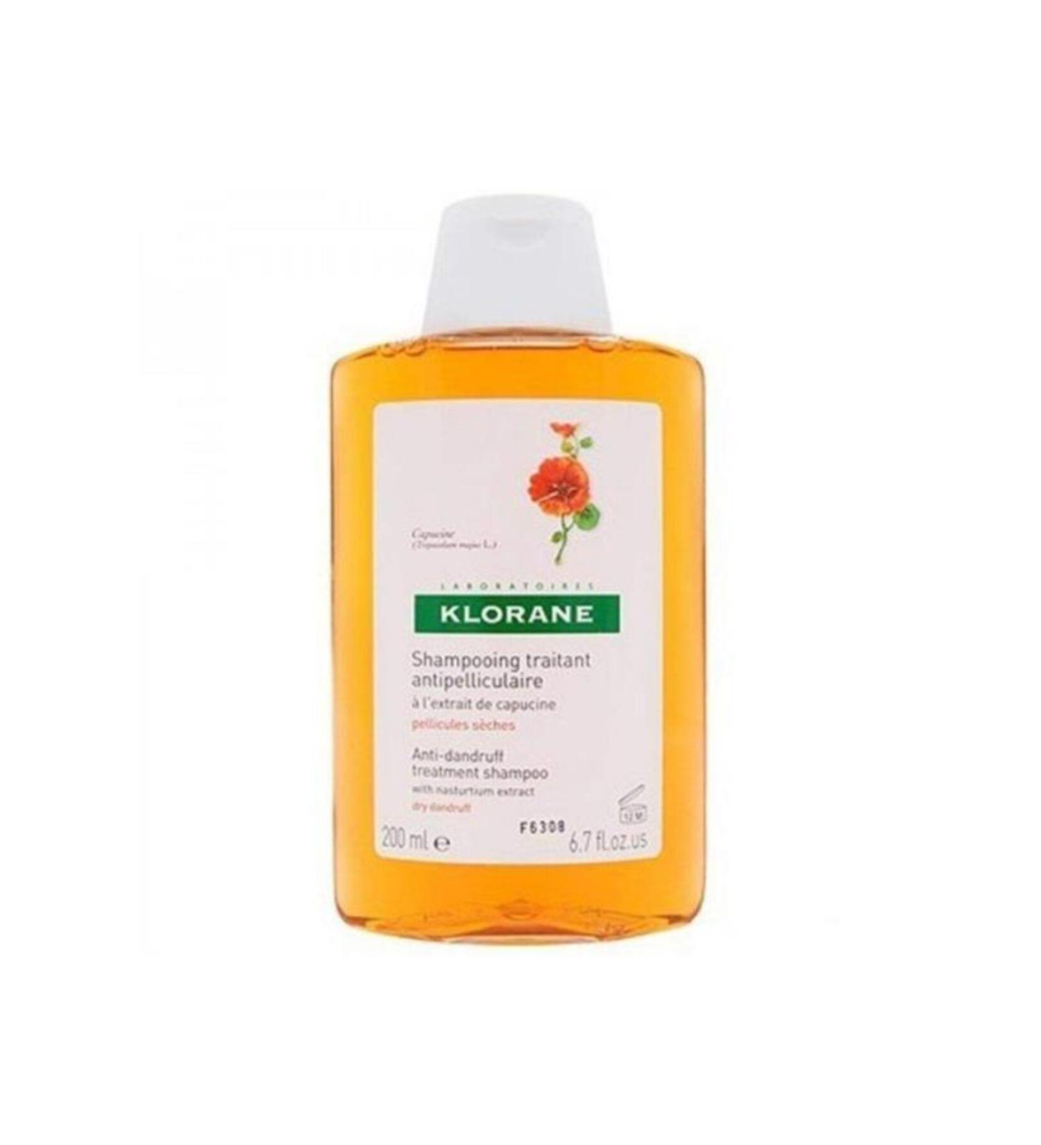 Klorane Dry Dandruff Shampooing Capucine Nasturtium Extract Shampoo 200 ml