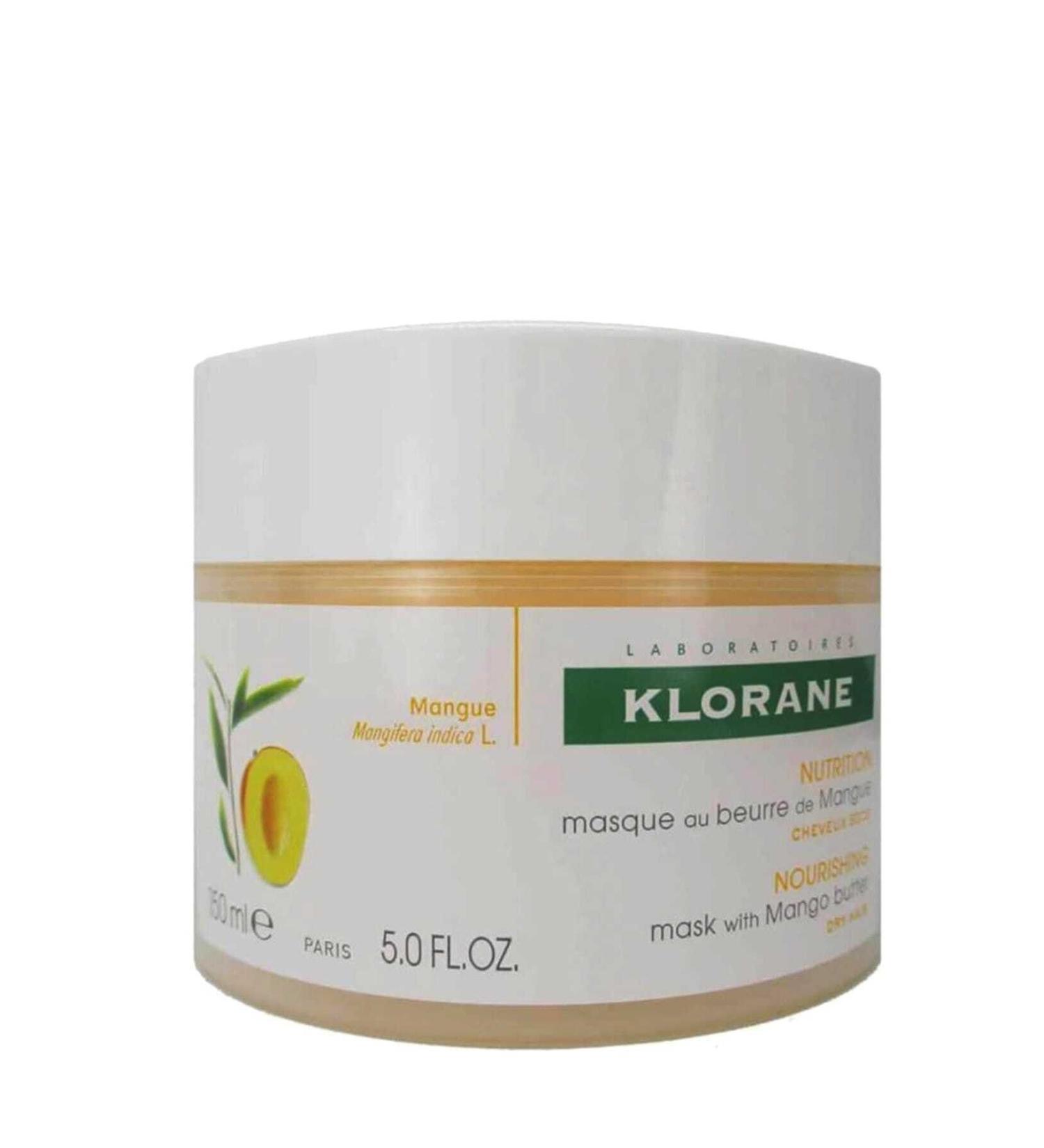 Klorane Mango Oil Extract Dry Hair Care Mask 150 ml