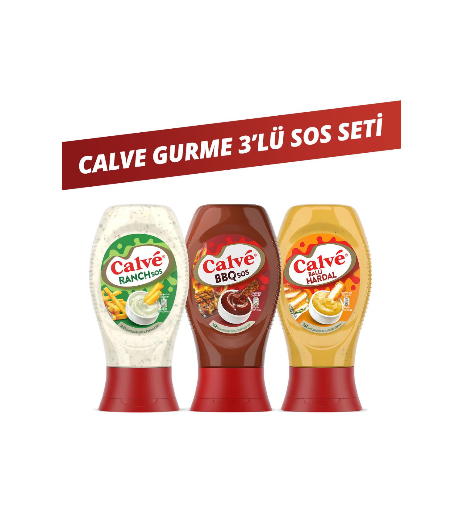 Calve Ranch Sauce 245 G Barbecue Sauce 290 G Honey Mustard 260 G - Buy Online on GoSupps.com