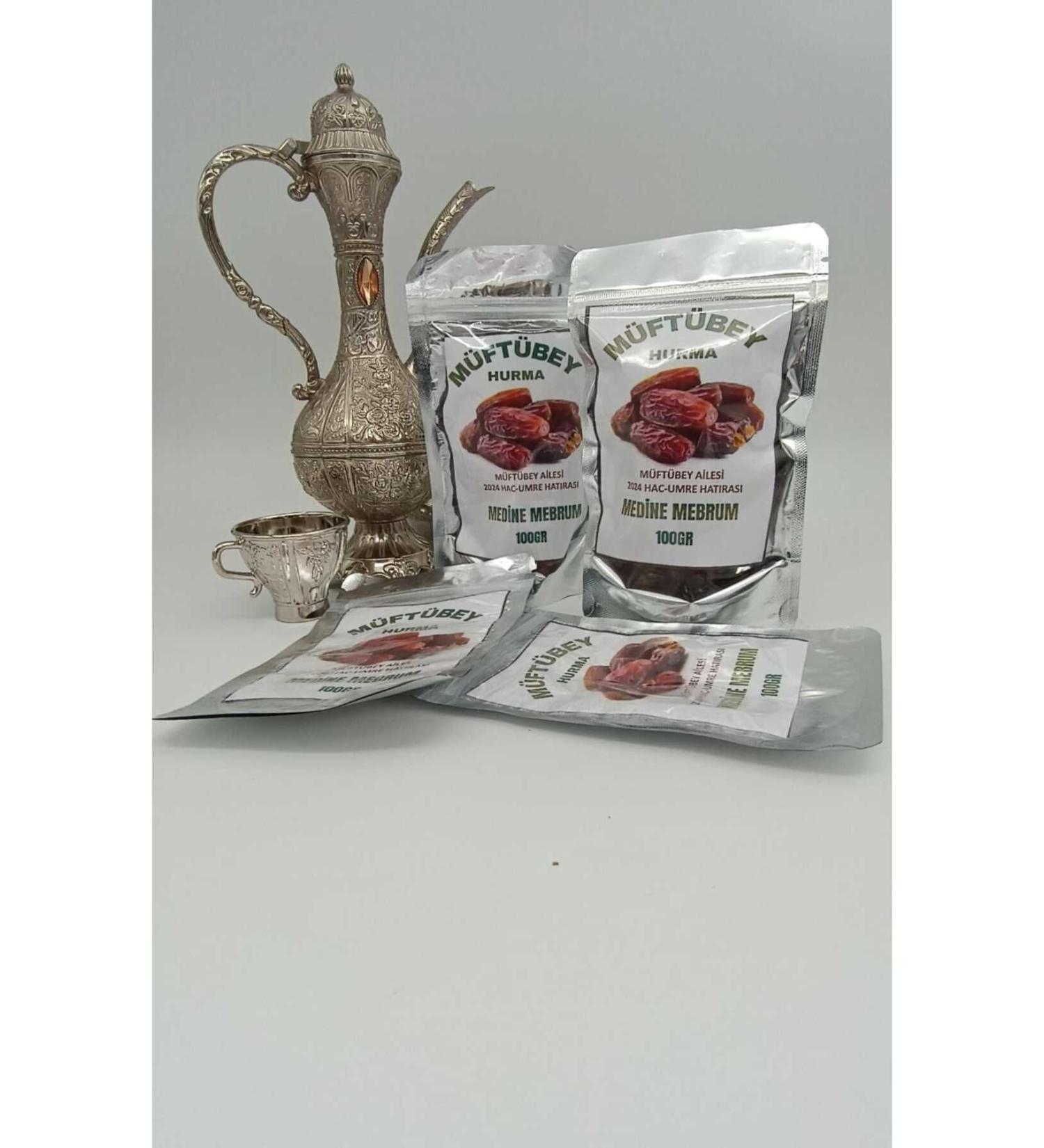 Mufti Bey Medina Mebrum Dates 3kg (PRESENTATION IN 30 PIECES OF 100GR FOIL BAGS)